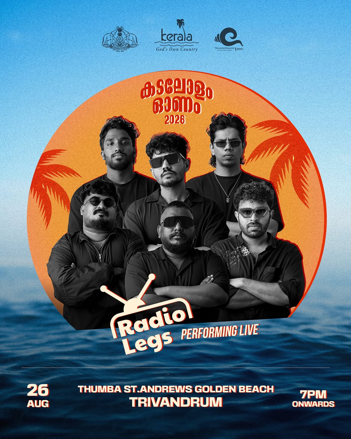 Kadalolam Onam 2026 Ft. Radio Legs | Thumba St. Andrews Golden Beach, Trivandrum