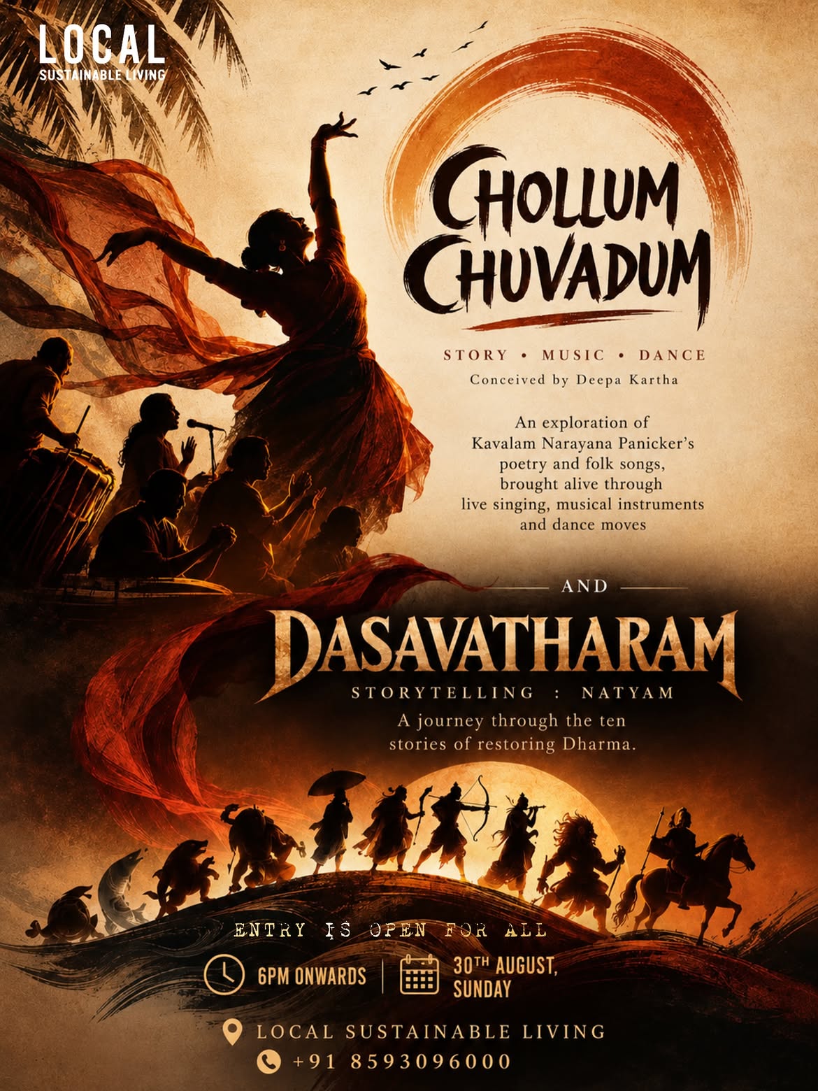 Chollum Chuvadum and Dasavatharam | Local Sustainable Living, Maradu
