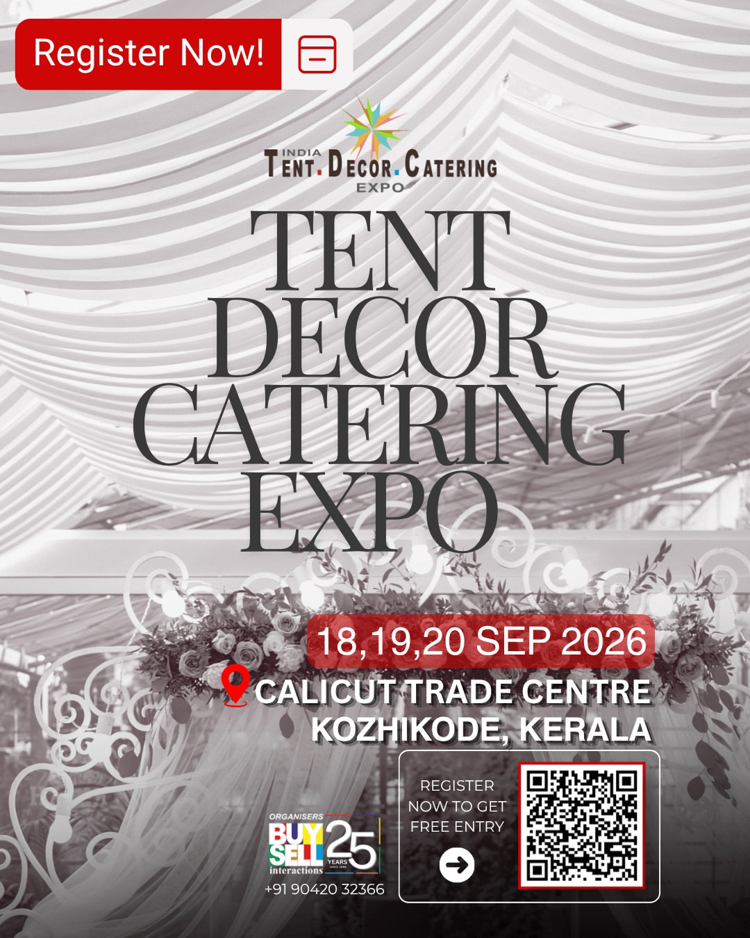 Tent, Decor & Catering Expo 2026, Calicut | Calicut Trade Centre, Kozhikode, Kerala