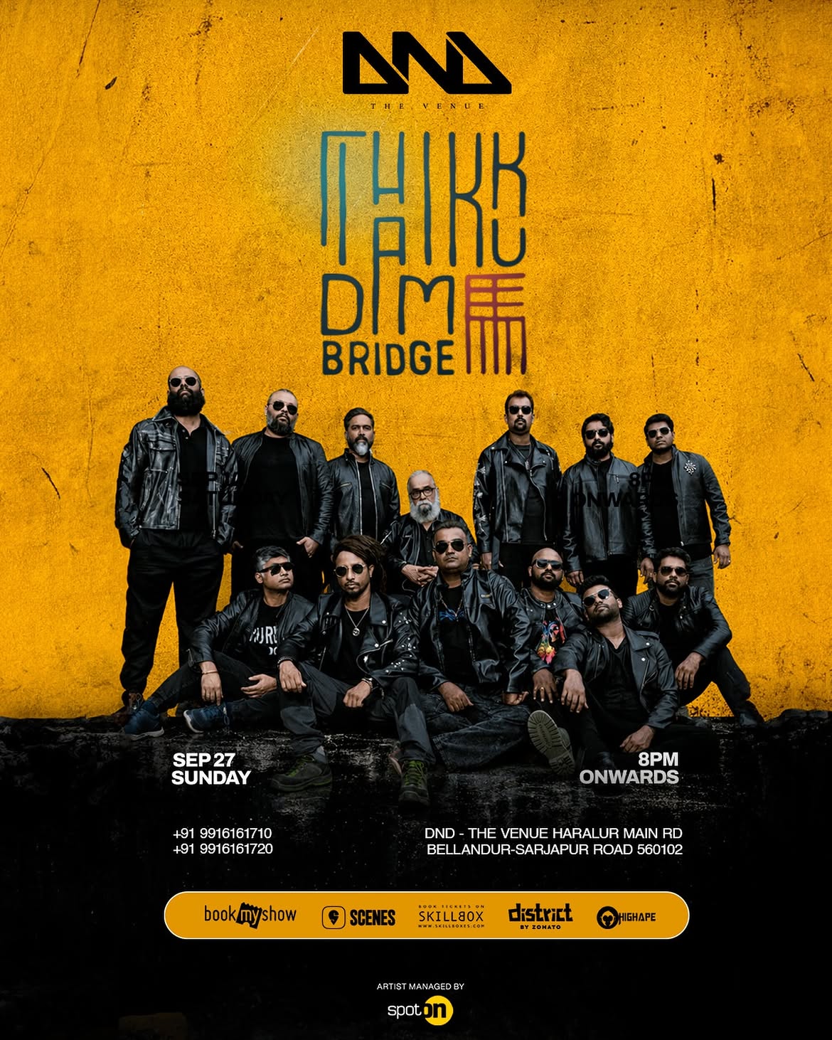DND Ft. Thaikkudam Bridge Live | DND - The Venue, Bengaluru