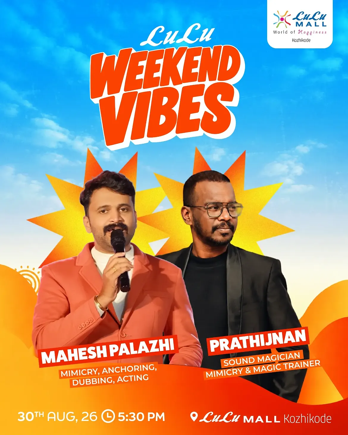 LuLu WEEKEND VIBES by Mahesh Palazhi & Prathijnan | LuLu Mall, Kozhikode