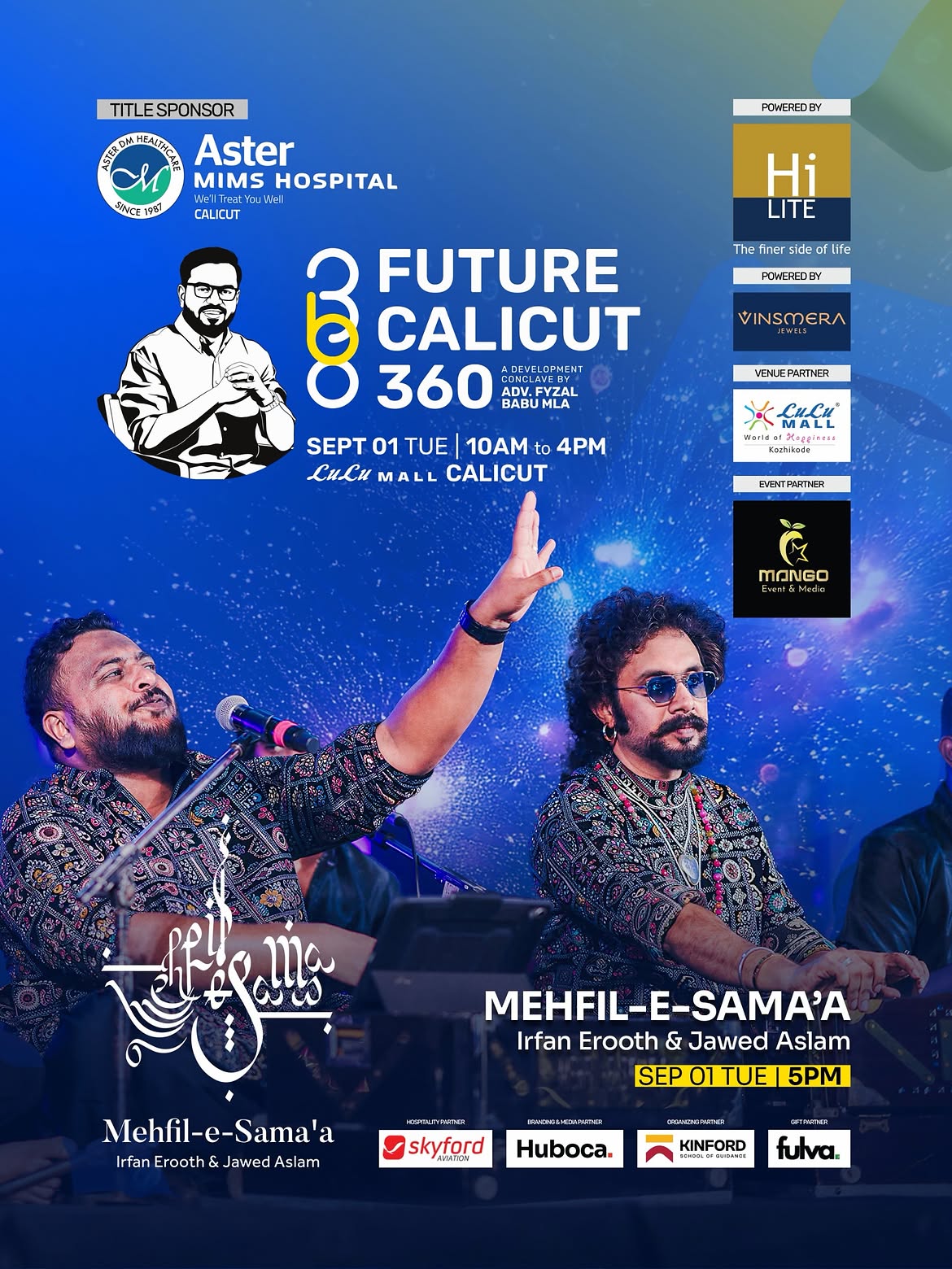 Mehfil-e-Samaa by Irfan Erooth & Jawed Aslam | LuLu Mall, Kozhikode
