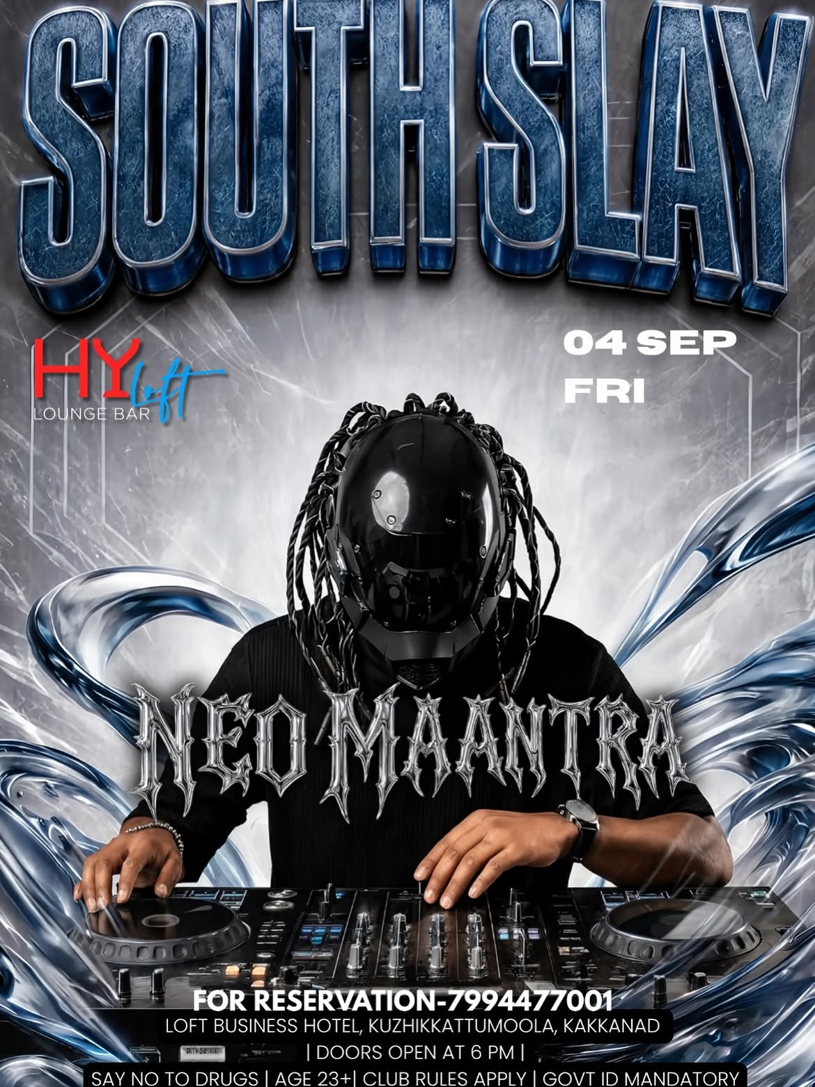 SOUTH SLAY by Neo Maantra | Hyloft Lounge Bar, Kuzhikkattumoola, Kakkanad