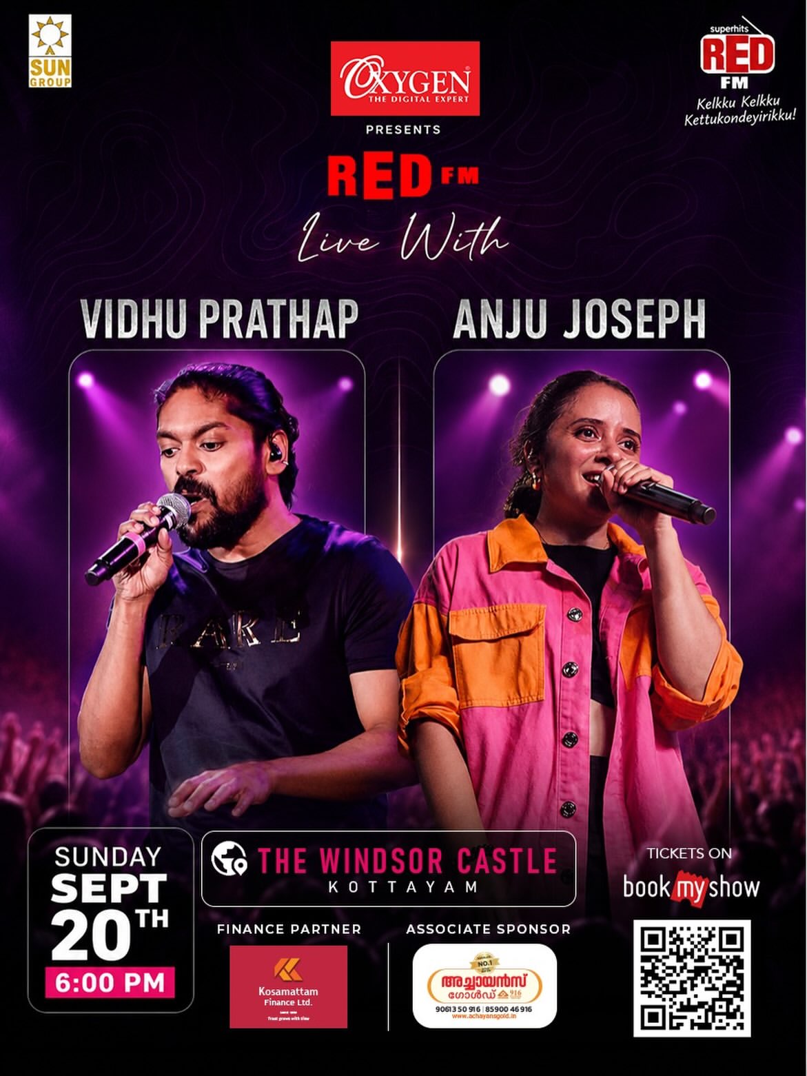 RED FM LIVE WITH VIDHU PRATHAP, ANJU JOSEPH | Windsor Castle Convention Centre, Kottayam