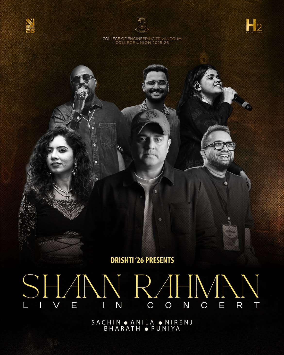 Shaan Rahman Live In Concert at Drishti ‘26 | College of Engineering Trivandrum (CET)