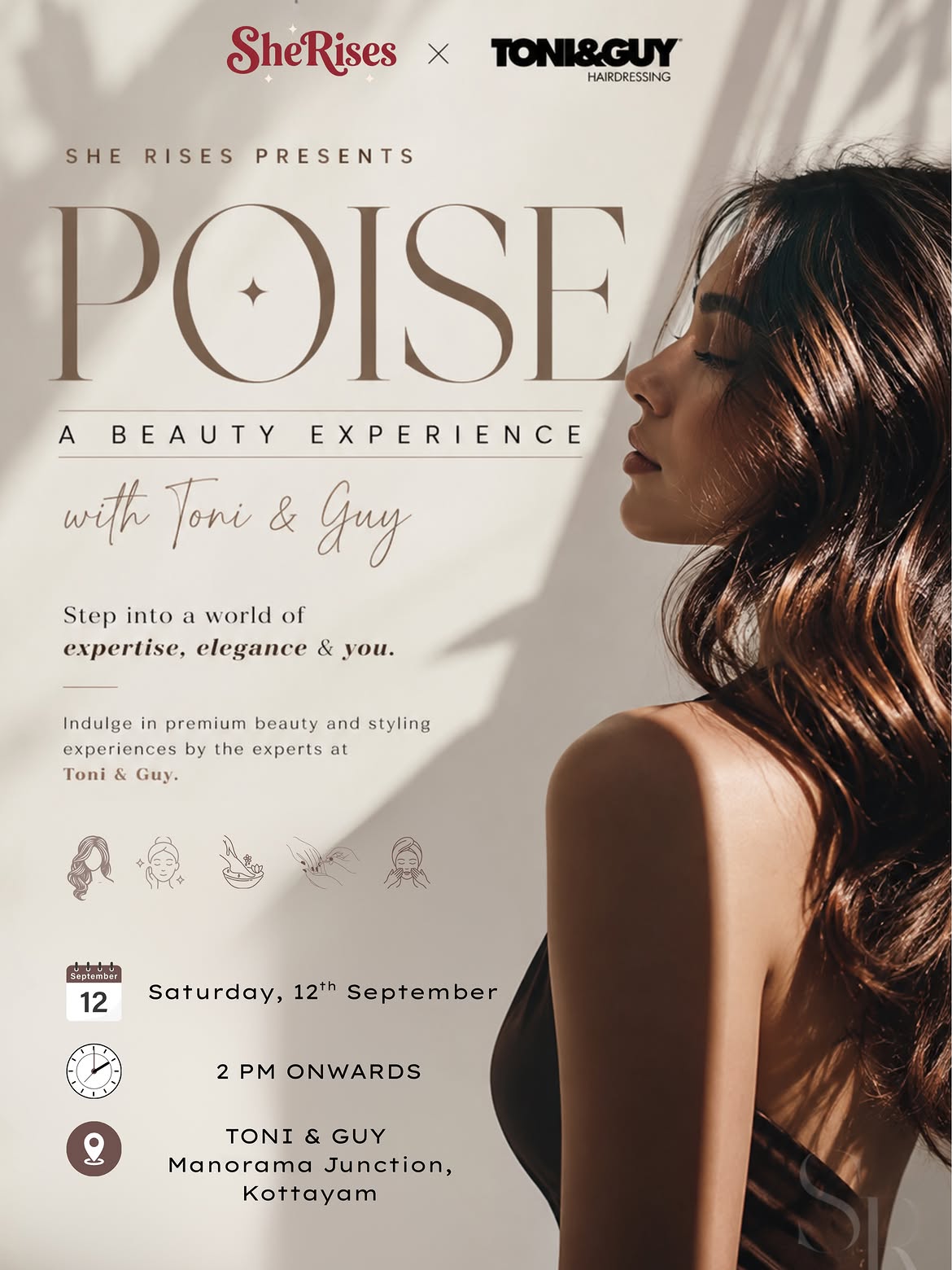 She Rises Presents POISE | A Beauty Experience | Toni & Guy, Manorama Junction, Kottayam