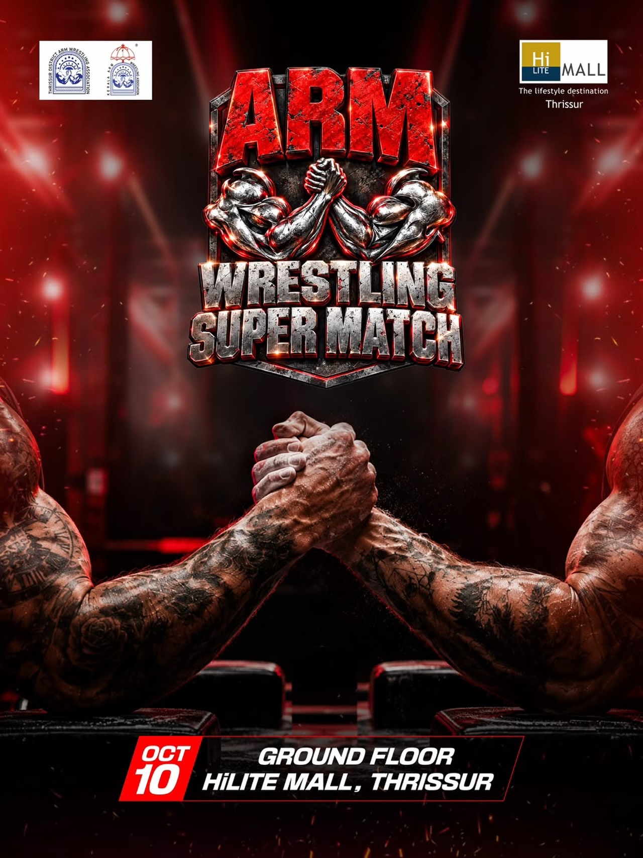 Arm Wrestling Super Match | HiLITE Mall, Thrissur