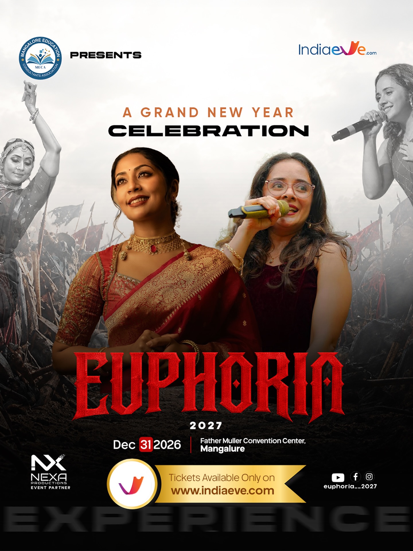 EUPHORIA 2027 - Mangalore's Ultimate New Year Celebration | Father Muller Convention Center, Mangalore