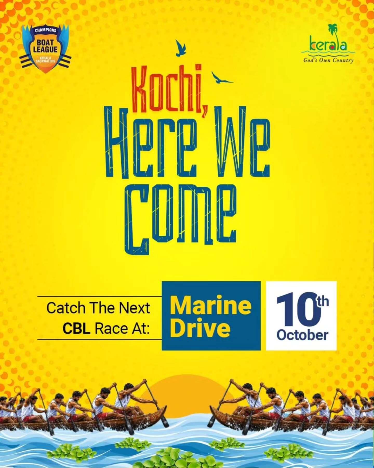 Champions Boat League 2026 | Marine Drive, Kochi