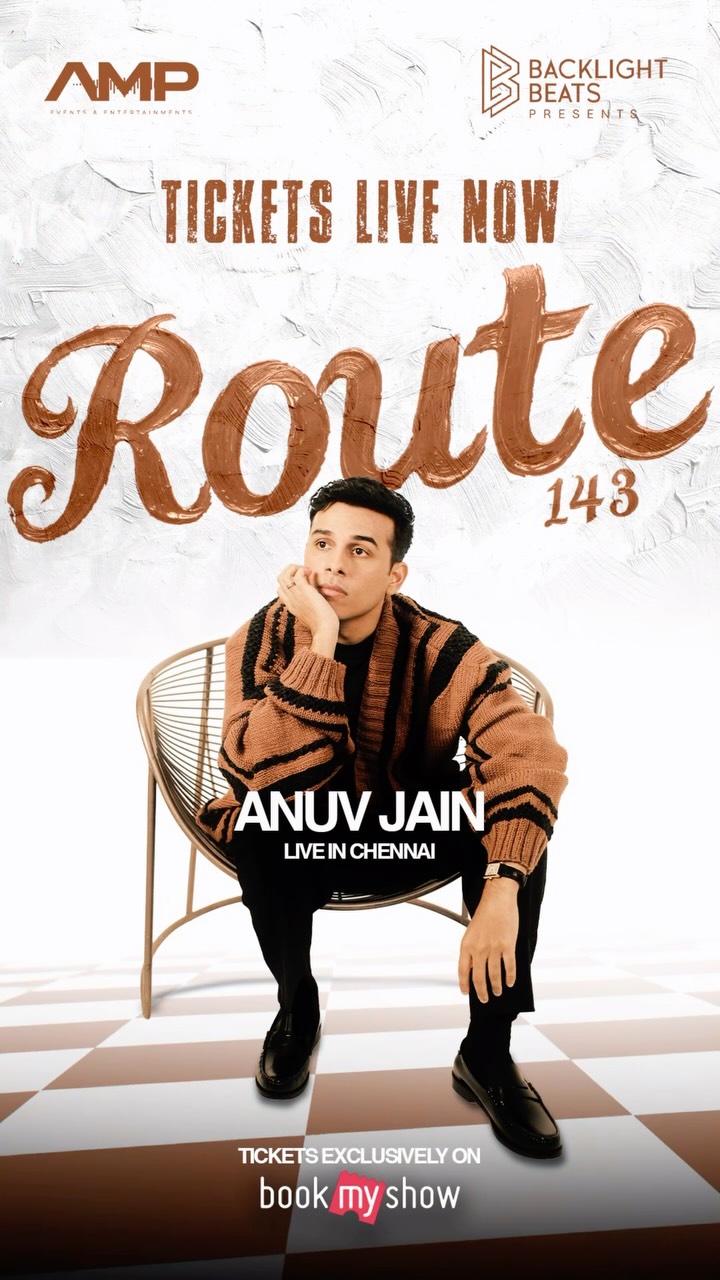 Route 143 – Anuv Jain Live in Chennai | EVP Trade & Convention Centre, Chennai