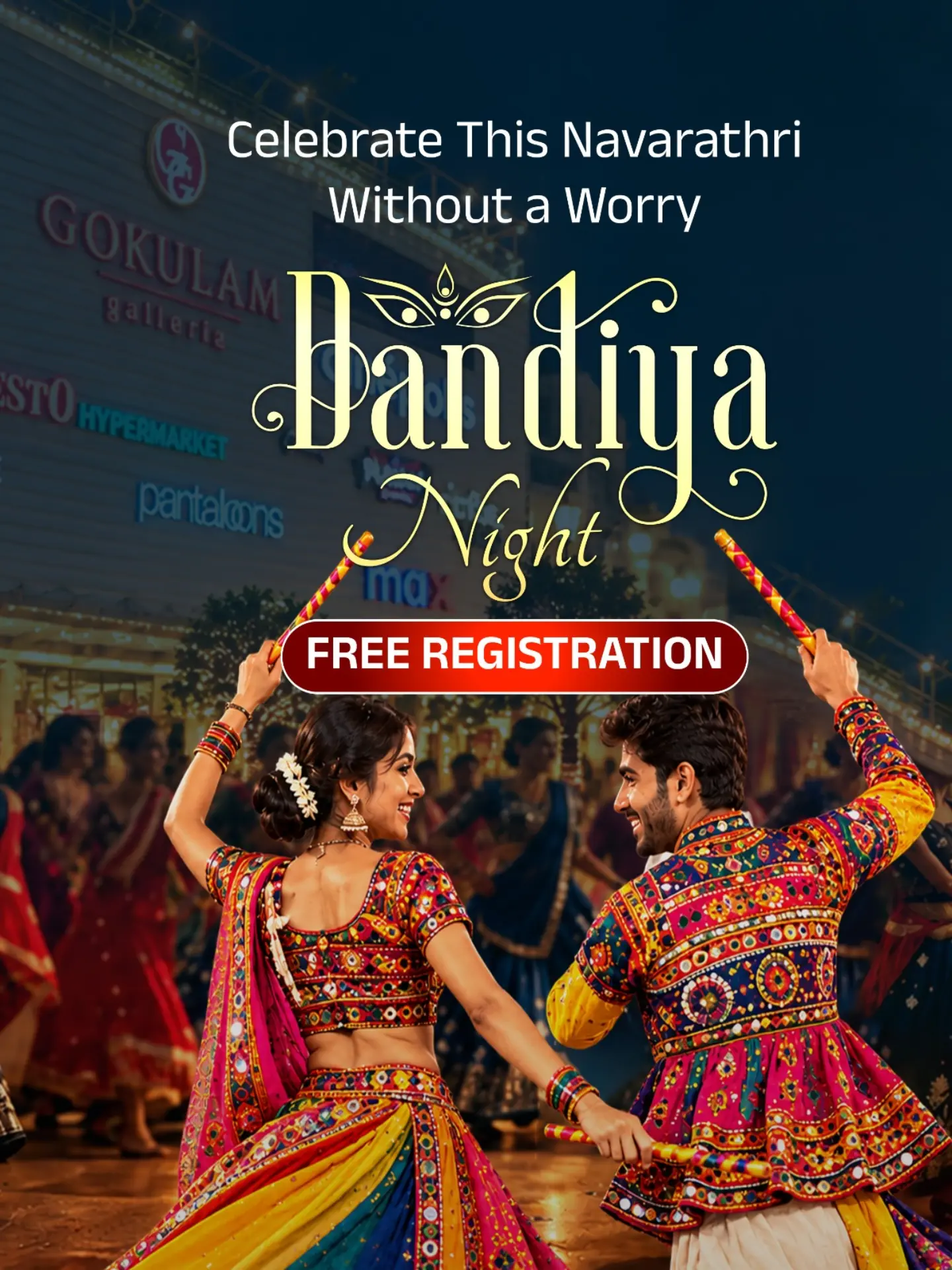 Rang Dhun โ Dandiya Night | Gokulam Galleria Mall, Kozhikode