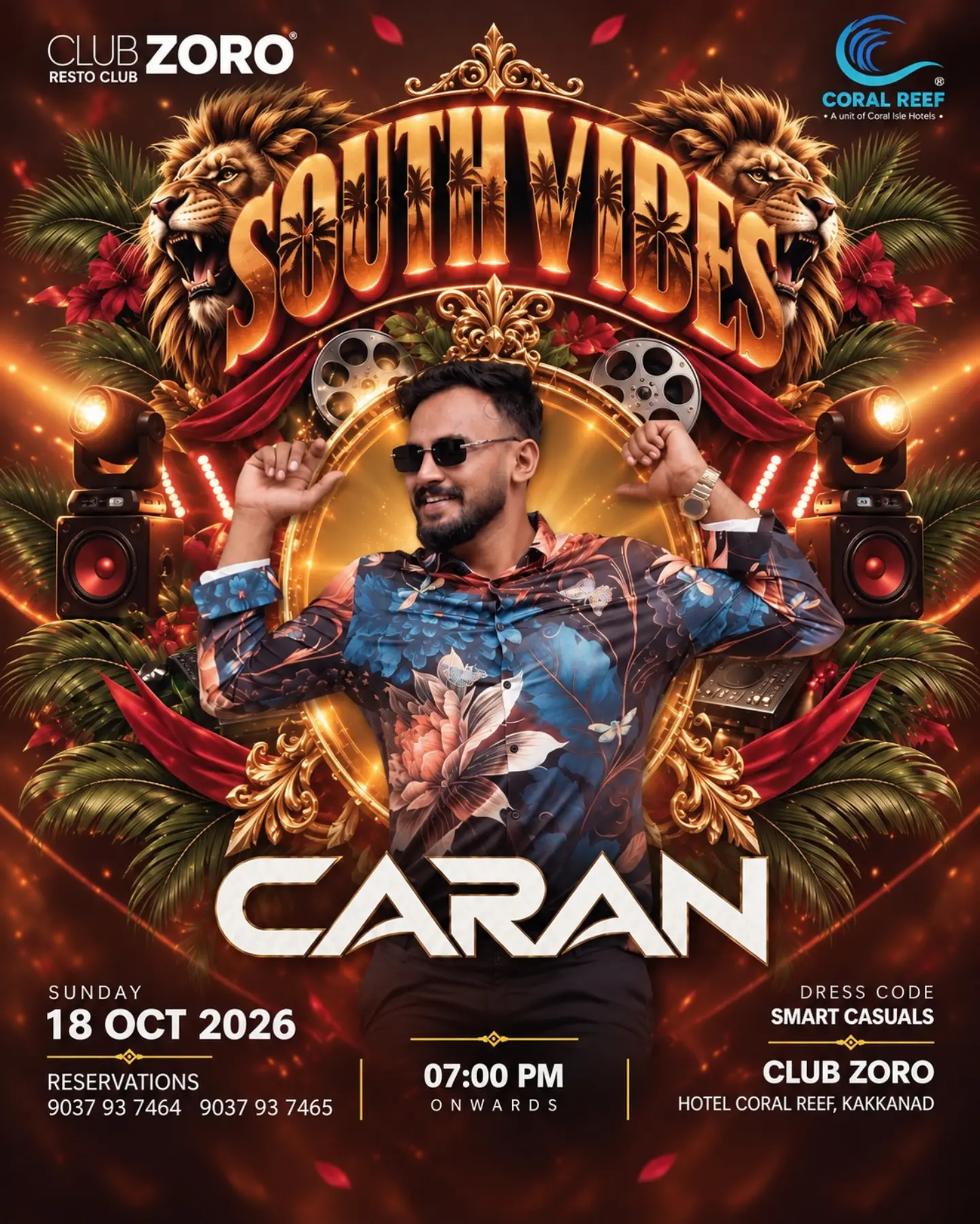 CARAN Live at Club Zoro | Hotel Coral Reef, Kakkanad, Kochi