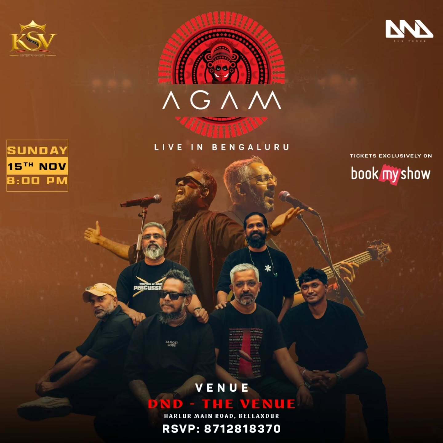 Agam Live in Bengaluru | The Band Agam Live at DND - The Venue, Haralur Main Road, Sarjapur