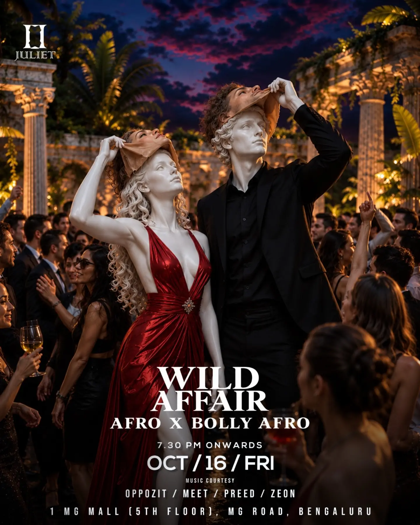 WILD AFFAIR | Afro x Bolly Afro at Juliet, 1 MG Mall, MG Road, Bengaluru