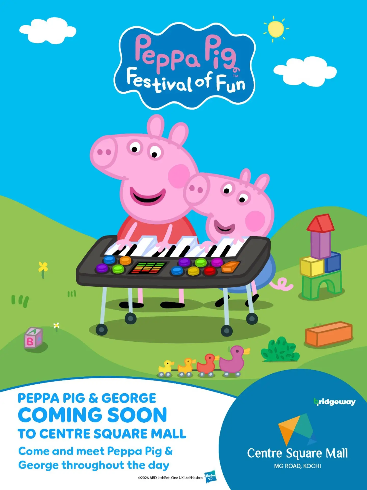 Peppa Pig Festival of Fun | Centre Square Mall, MG Road, Kochi