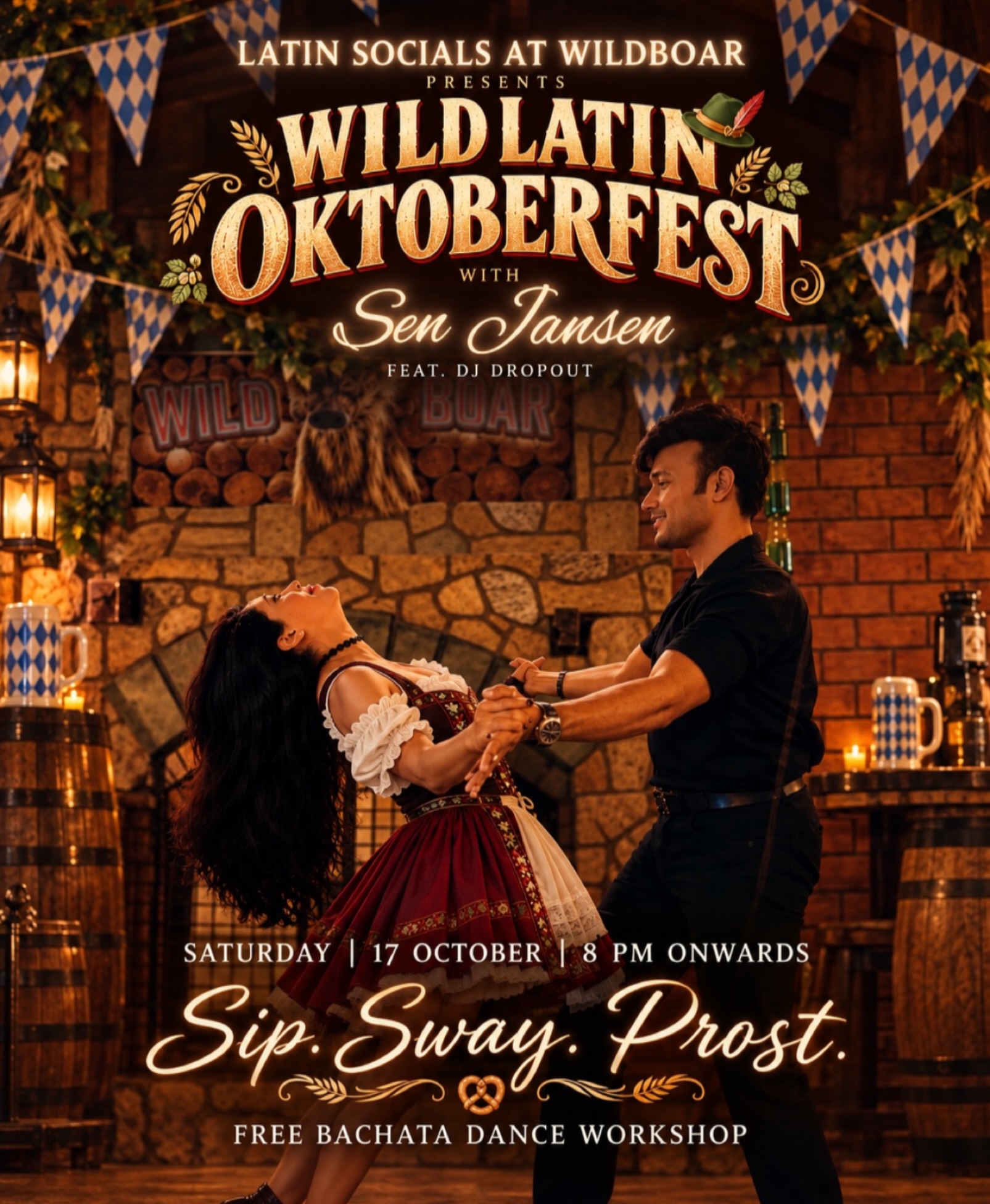 Wild Latin Oktoberfest with Sen Jansen feat. DJ Dropout | Wild Boar, Kochi