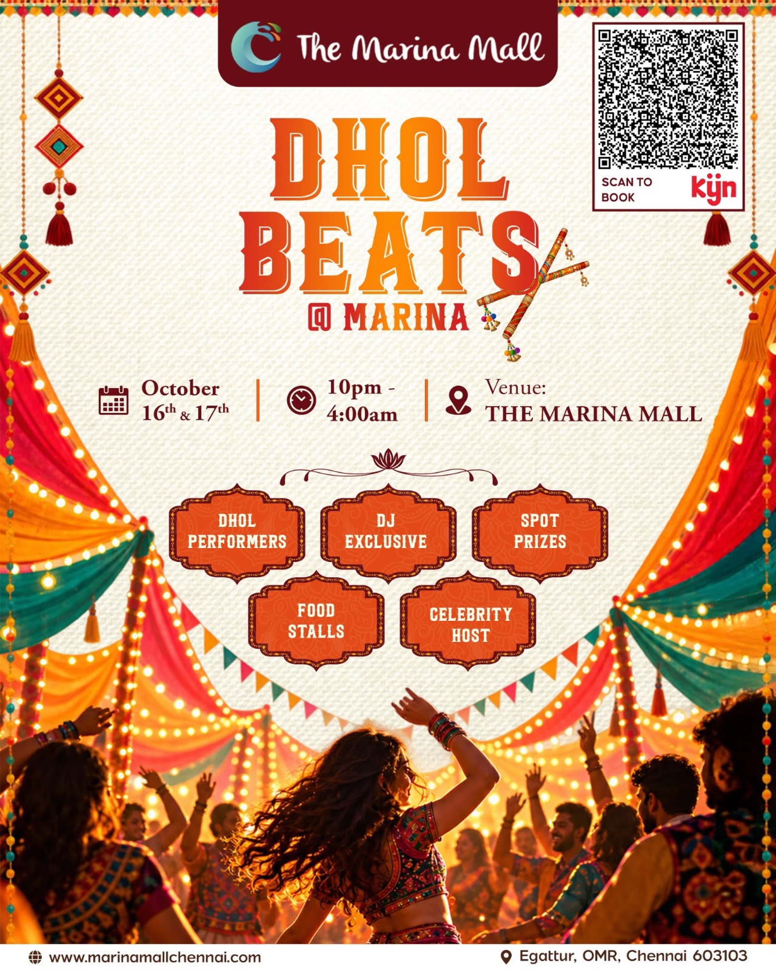 Dhol Beats @ Marina | The Marina Mall, Egattur, OMR, Chennai