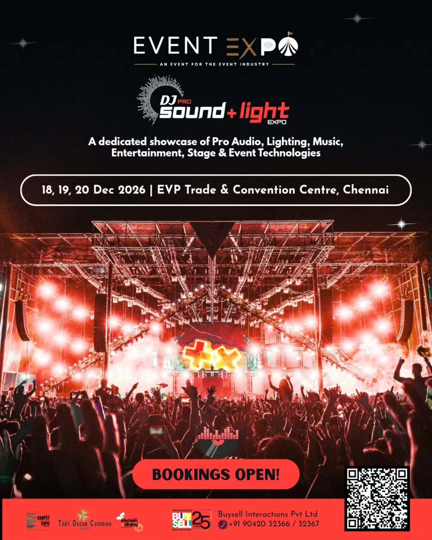 DJ Pro Sound + Light Expo 2026 | EVP Trade & Convention Centre, Chennai