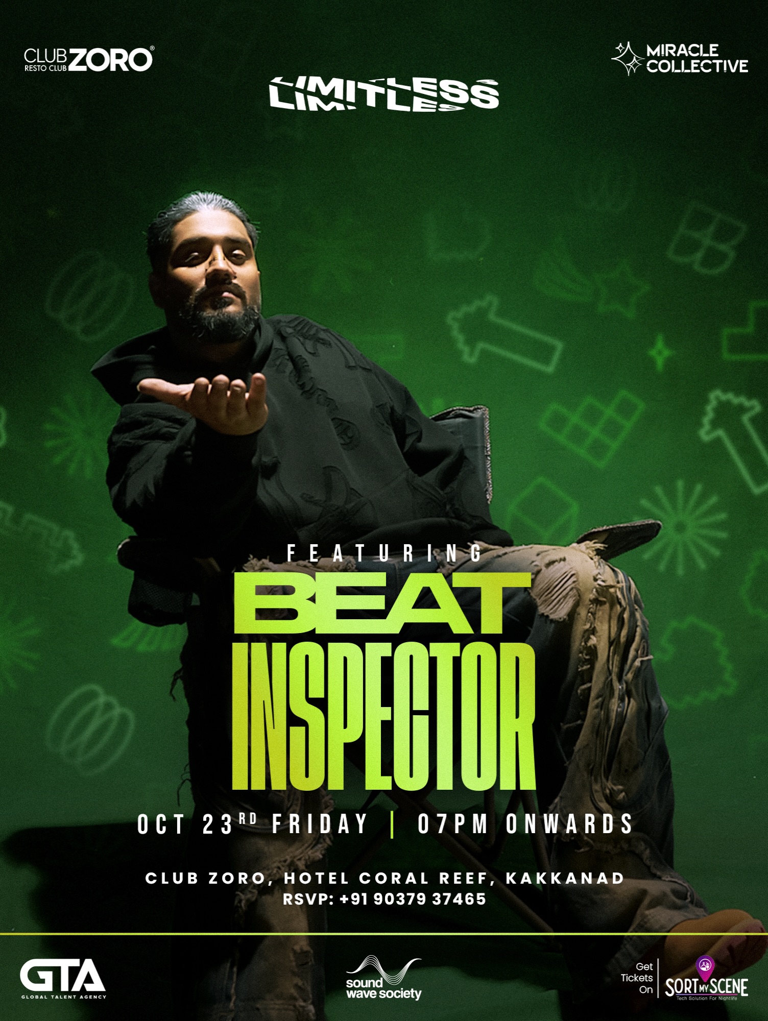 Beat Inspector Live at Club Zoro, Coral Reef Hotel, Kakkanad, Kochi | Limitless