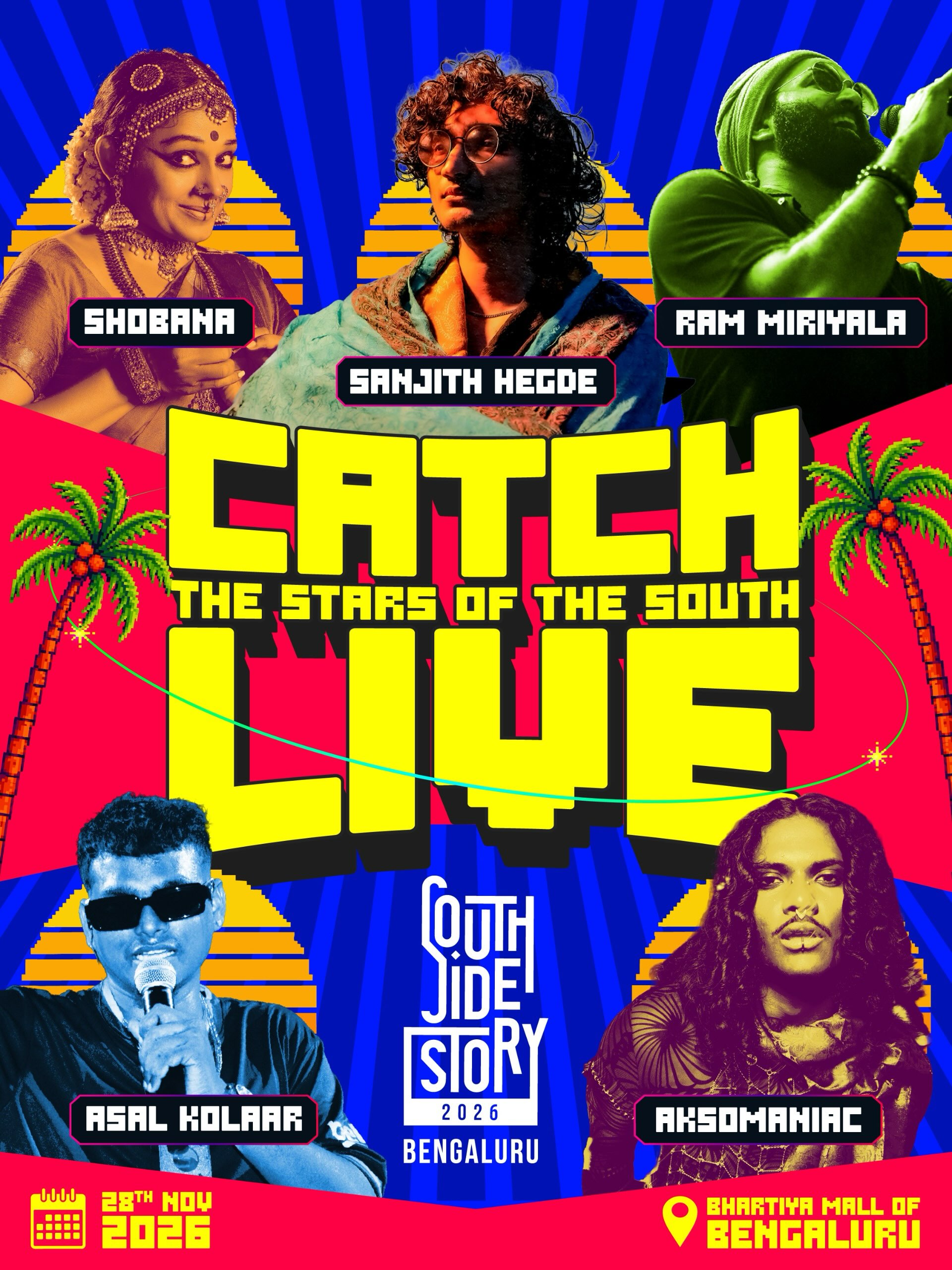Red FM South Side Story – Bengaluru Chapter featuring Shobana, Sanjith Hegde, Asal Kolaar & Aksomaniac | Bhartiya Mall Of Bengaluru, Bengaluru