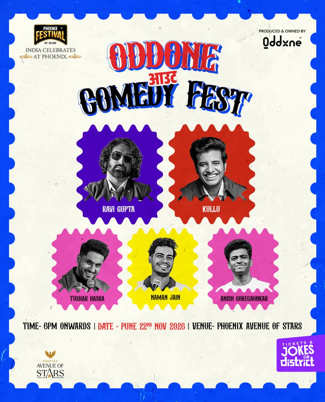 OddOneOut Comedy Fest ft Ravi Gupta & Kullu | Phoenix Avenue of Stars, Pune