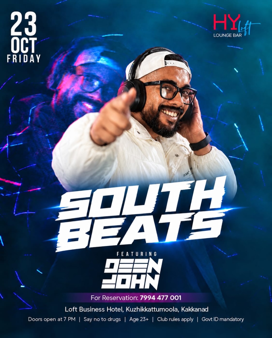 SOUTH BEATS featuring DEEN JOHN | HYLOFT Lounge Bar, Loft Business Hotel, Kakkanad, Kochi