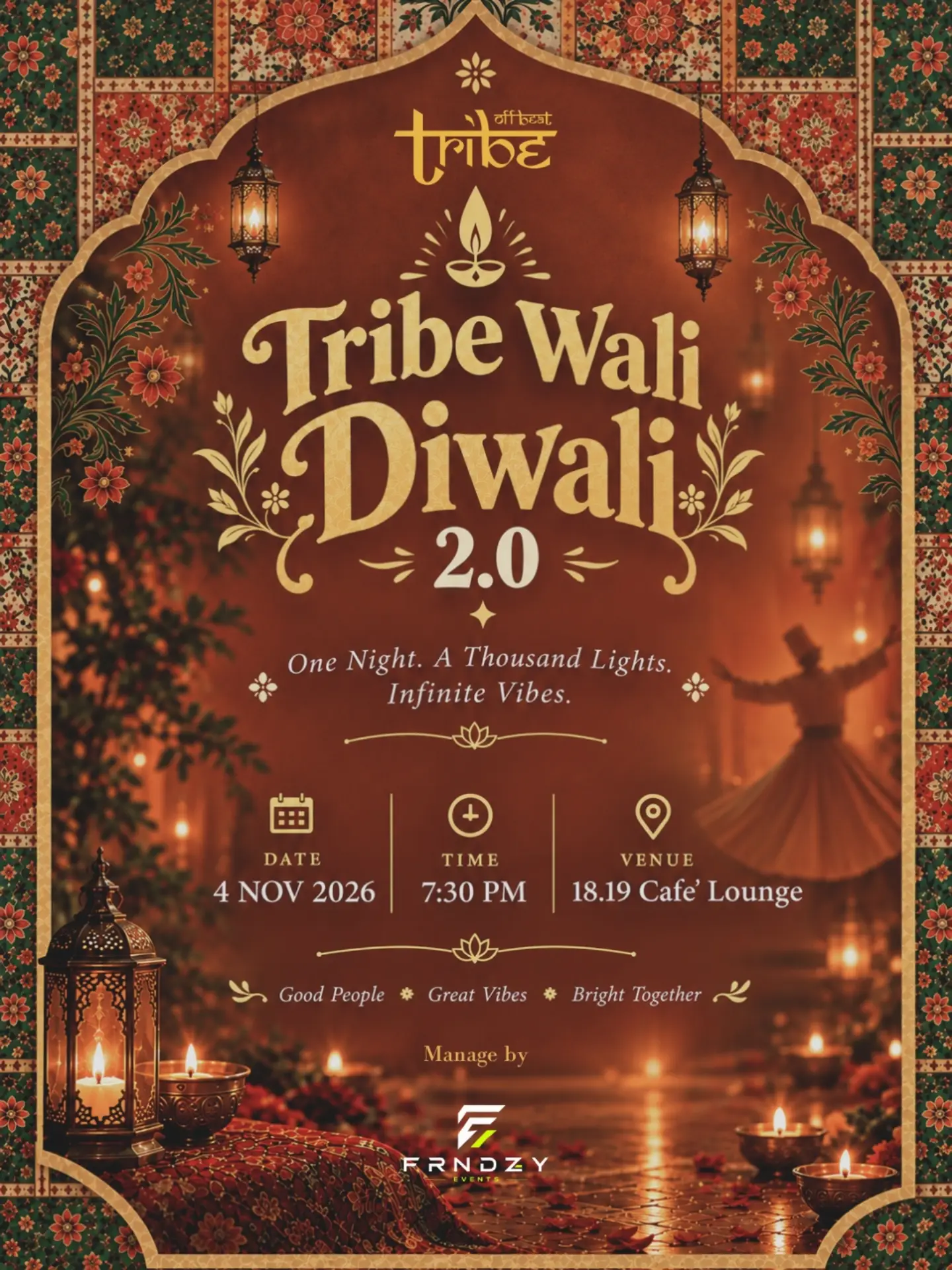 Tribe Wali Diwali 2.0 | 18.19 Café Lounge, Surat