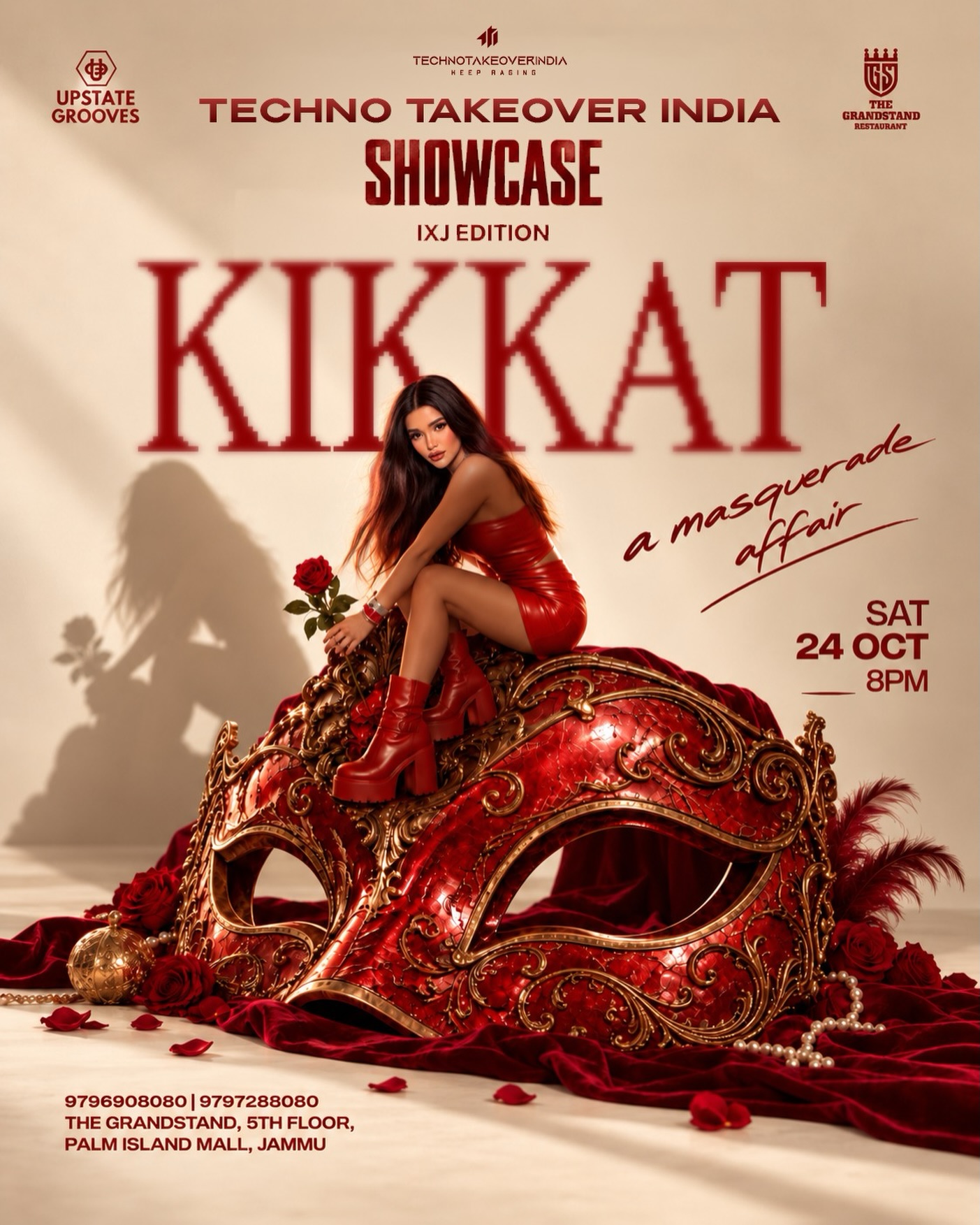TECHNO TAKEOVER INDIA SHOWCASE — IXJ EDITION: A Masquerade Affair | The Grandstand, Palm Island Mall, Jammu