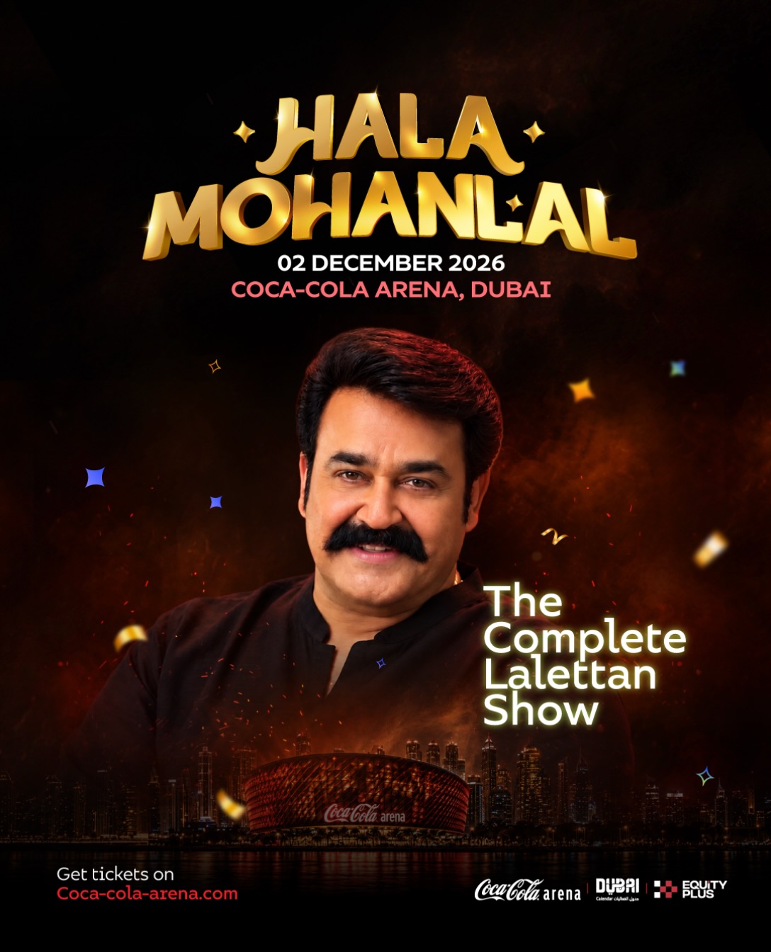 Hala Mohanlal – The Complete Lalettan Show | Coca-Cola Arena, Dubai