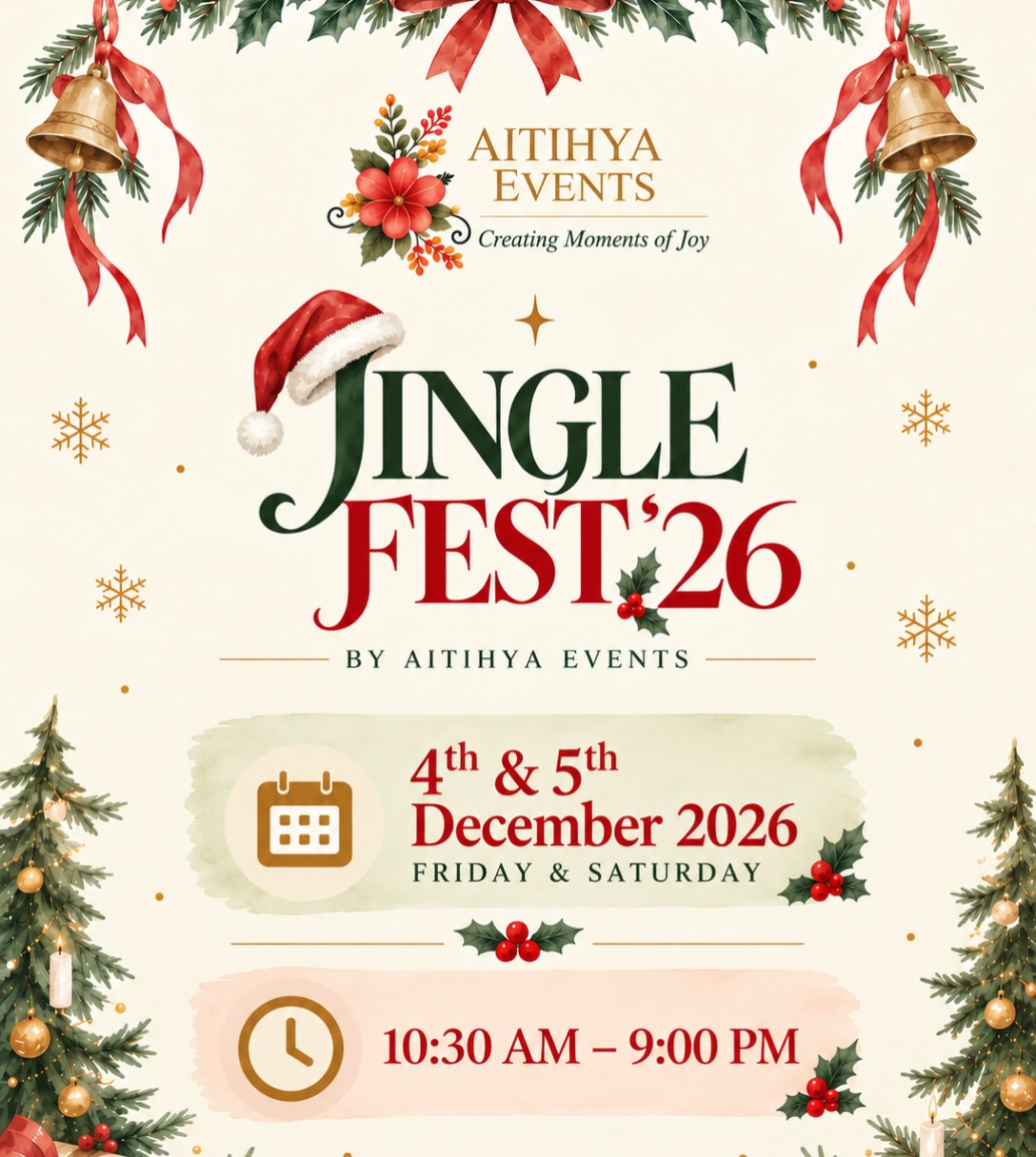 JINGLE FEST ’26 | Crystal Palace Hotel, Changanassery, Kerala