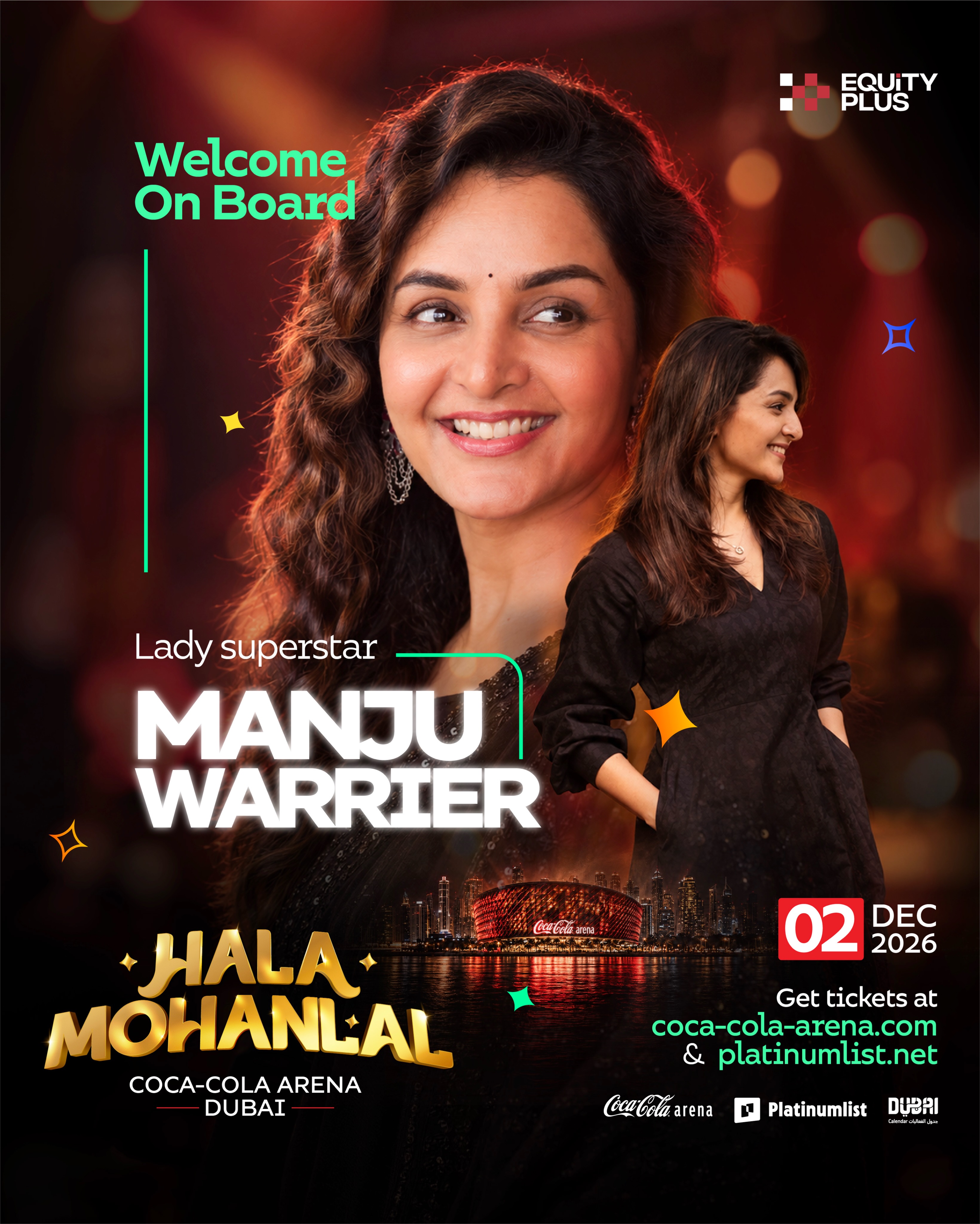 Hala Mohanlal – The Complete Lalettan Show | Featuring Manju Warrier | Coca-Cola Arena, Dubai