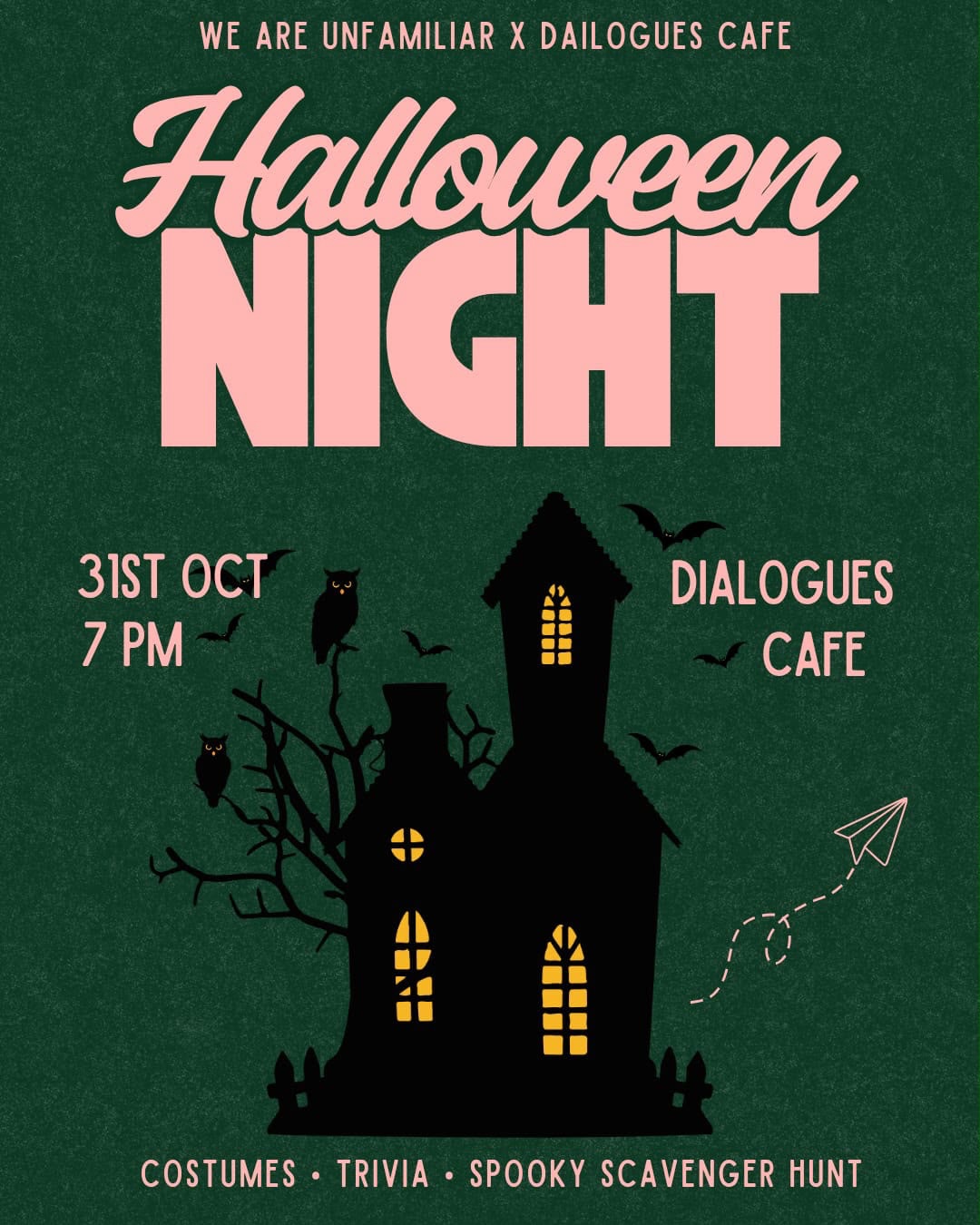Halloween Night by We Are Unfamiliar | Dialogues Cafe, Koramangala, Bengaluru