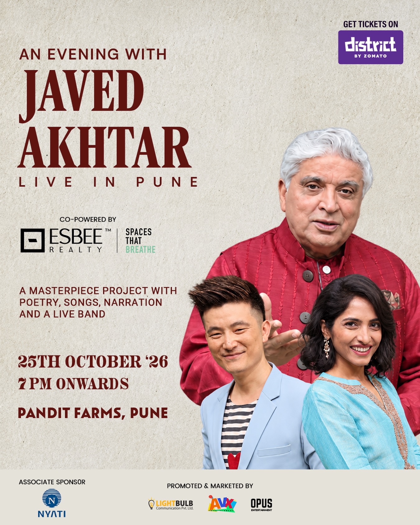 Javed Akhtar’s Main Koi Aisa Geet Gaoon | Pandit Farms, Pune