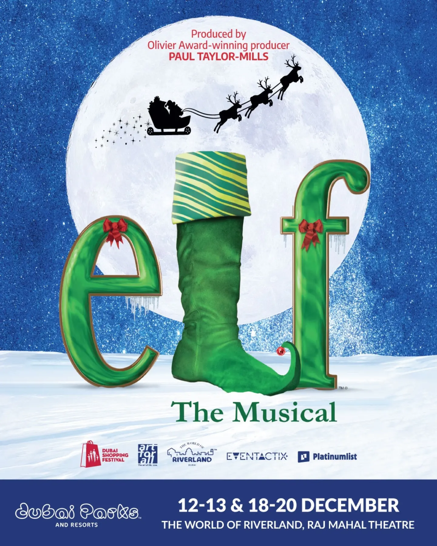 Elf The Musical | The World of Riverland, Raj Mahal Theatre, Dubai Parks and Resorts