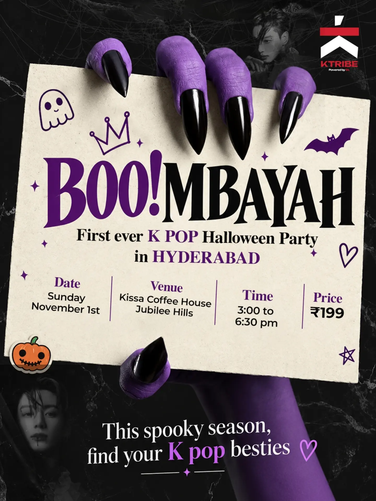 BOO!MBAYAH - K-Pop Halloween Party | Kissa Coffee House, Hyderabad