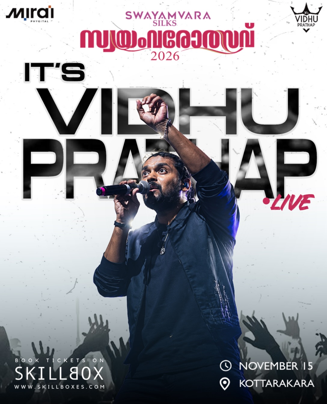 Vidhu Prathap Live at Kottarakkara | SWAYAMVARA Silks Swayamvarotsavam 2026