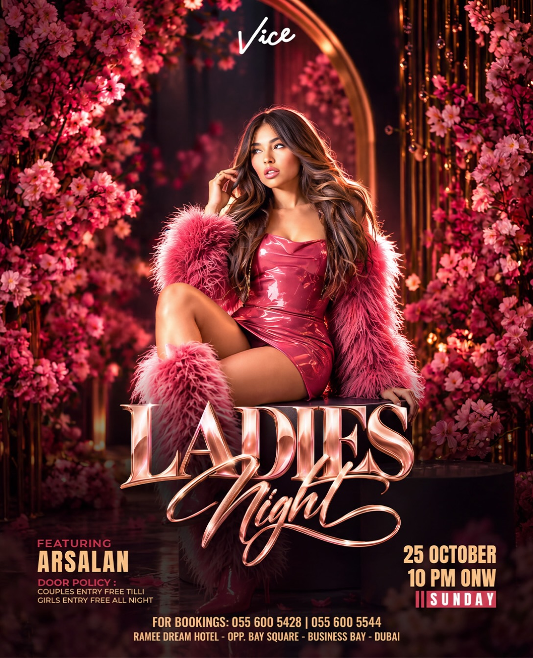 Ladies Night featuring Arsalan | VICE CLUB, Ramee Dream Hotel, Business Bay, Dubai