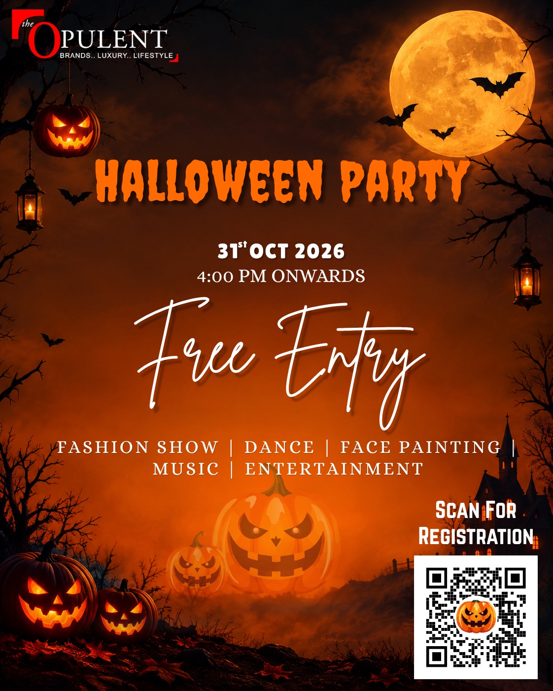 Halloween Party | The Opulent Mall, Ghaziabad