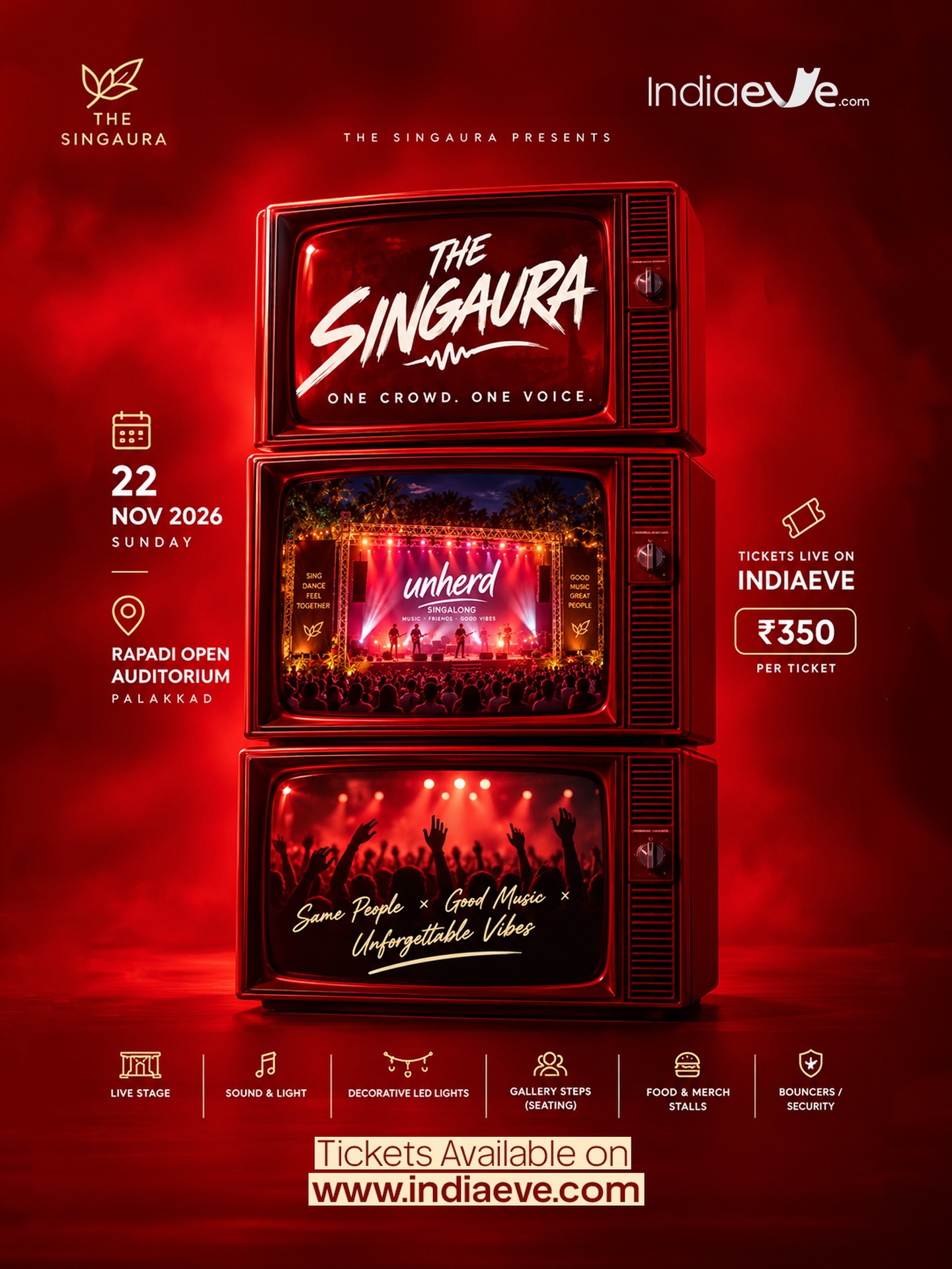 The Singaura – One Crowd, One Voice | Rapadi Open Auditorium, Palakkad