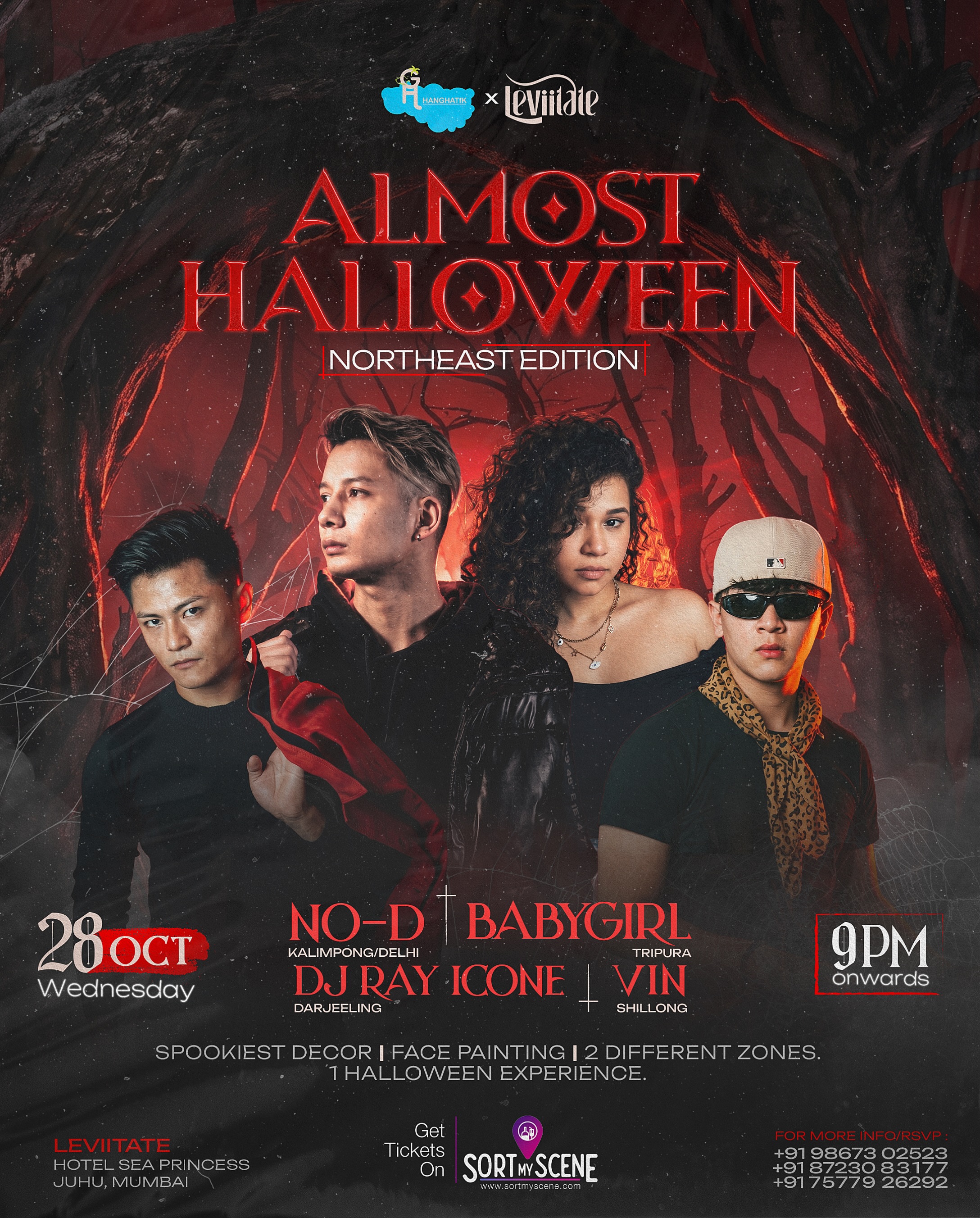 ALMOST HALLOWEEN — NORTHEAST EDITION | Leviitate, Hotel Sea Princess, Mumbai