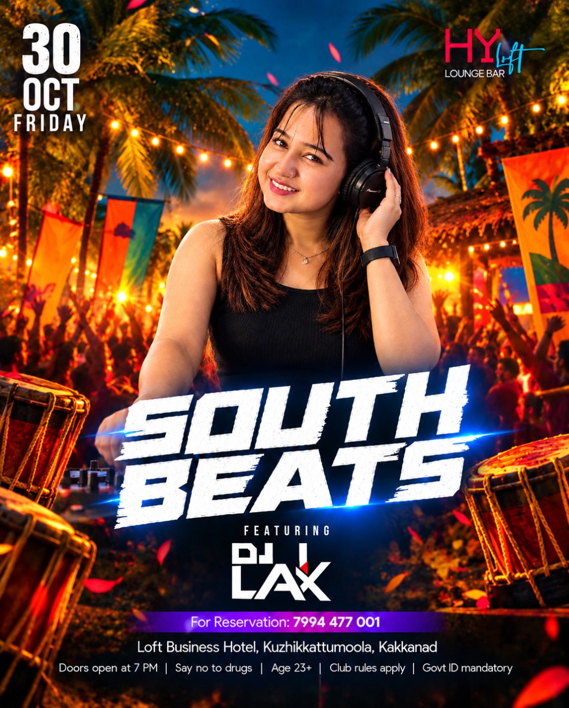 South Beats by DJ LAX | HYLOFT Lounge Bar, Loft Business Hotel, Kakkanad, Kochi