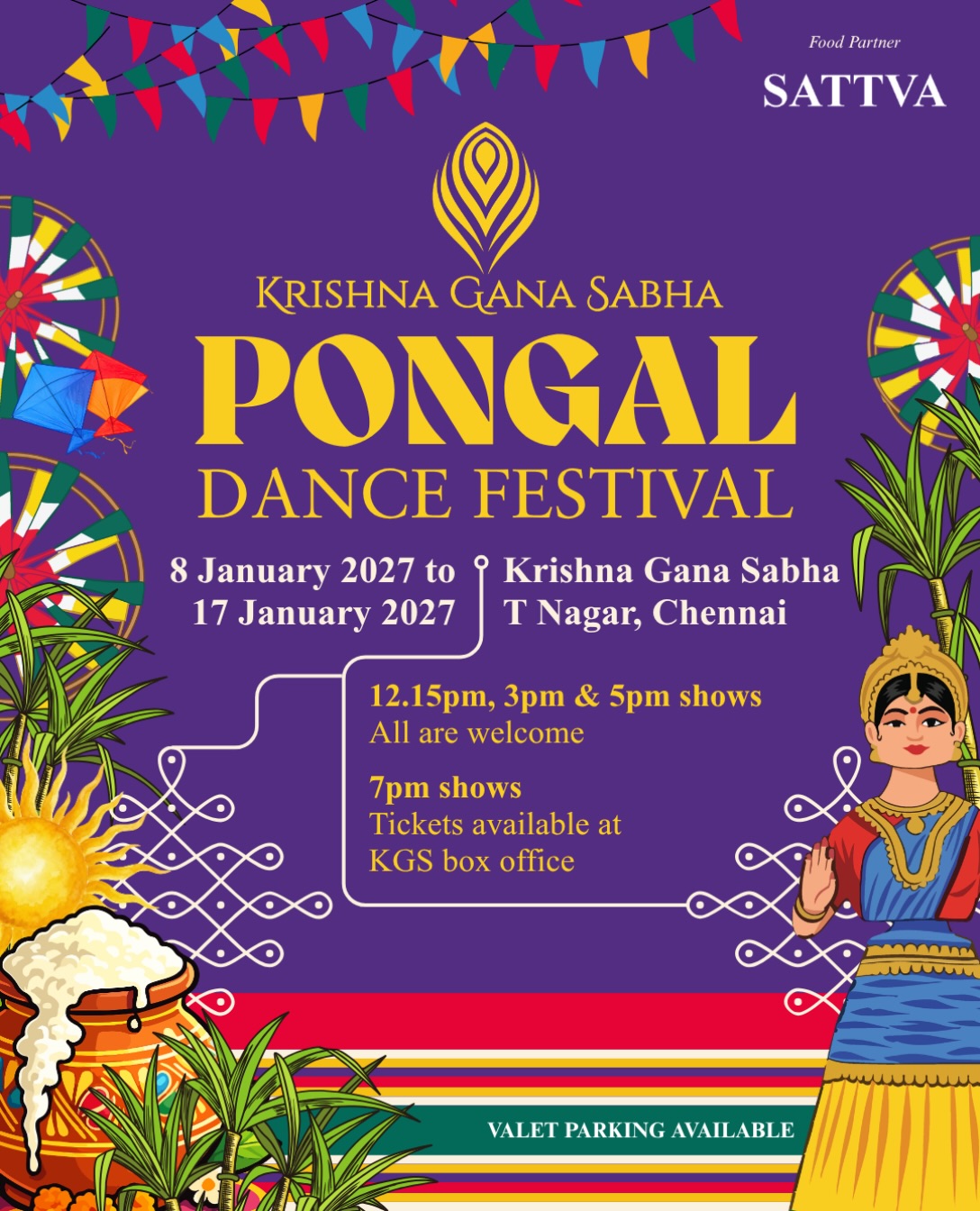 Pongal Dance Festival | Krishna Gana Sabha, Chennai