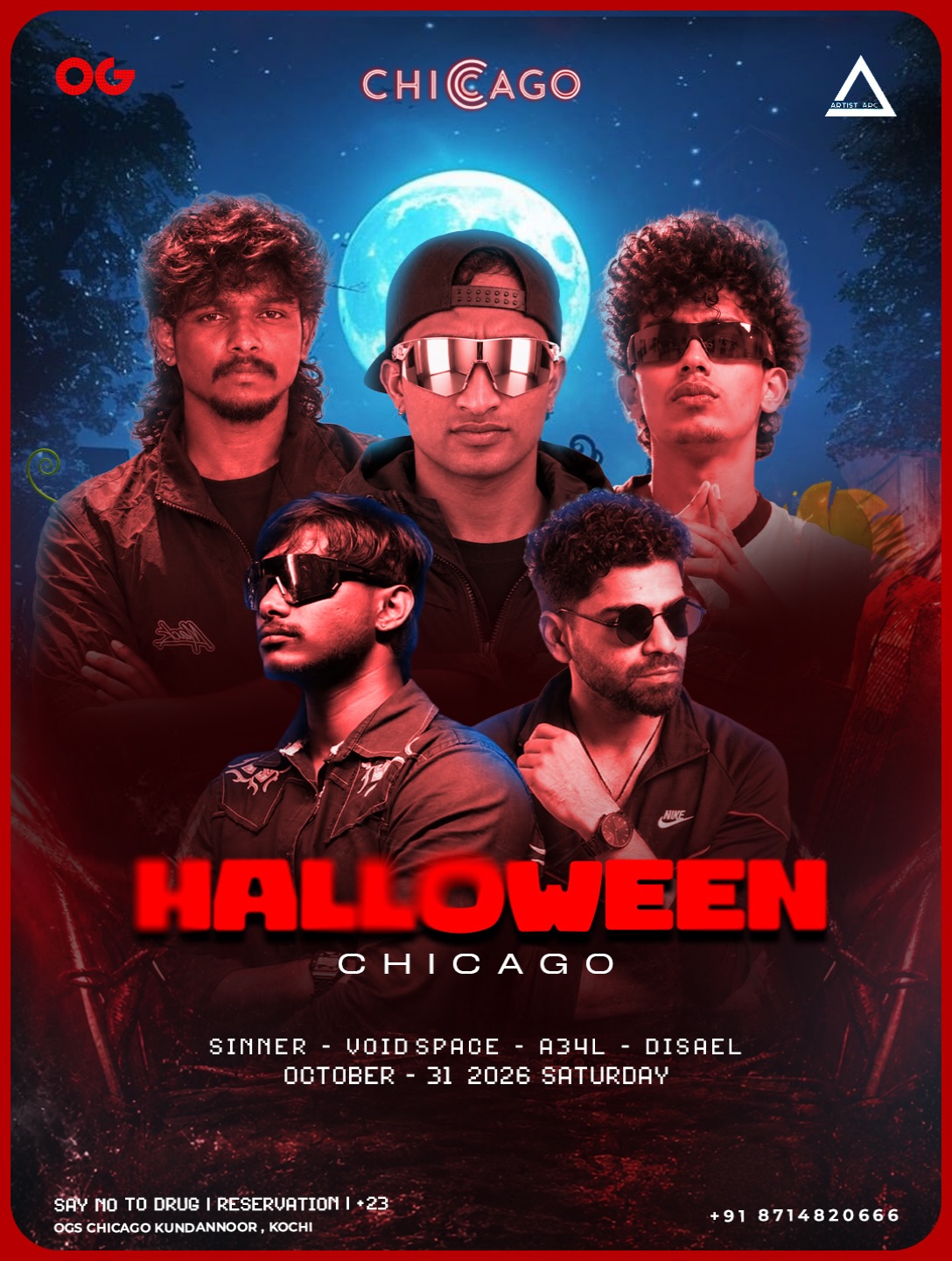 HALLOWEEN CHICAGO | OGs Chicago, Kochi