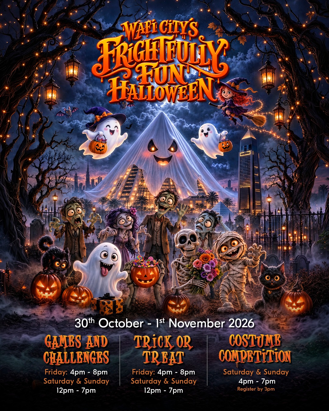 Wafi City’s Frightfully Fun Halloween 2026 | Wafi City, Dubai