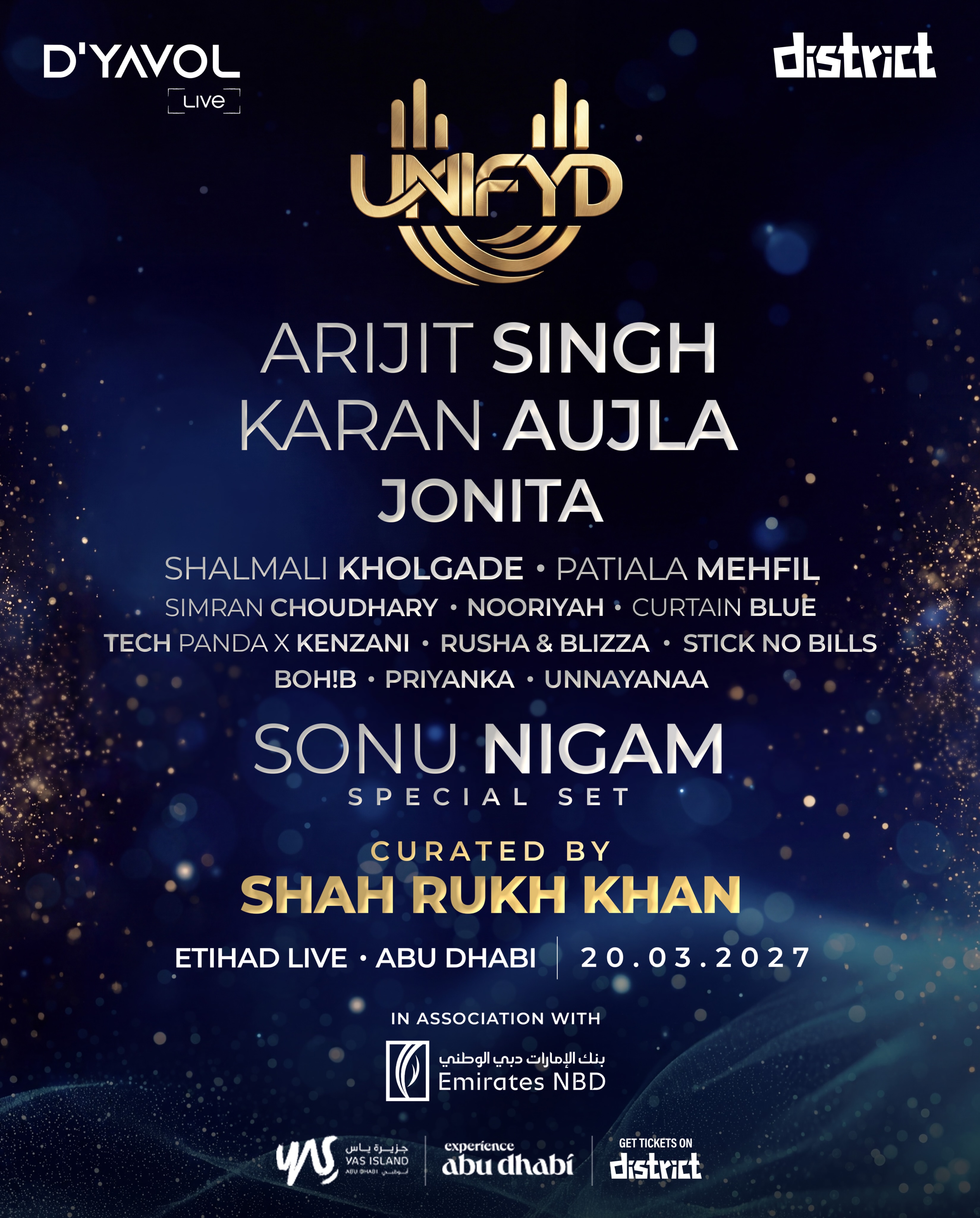 UNIFYD Music Festival | Etihad Live, Abu Dhabi, UAE