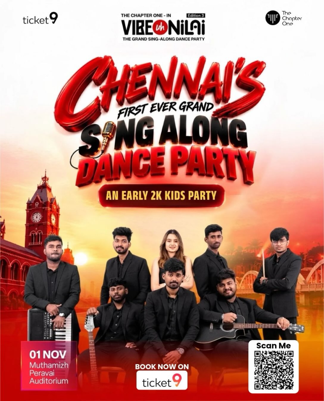 Tamil Sing along Dance party - Vibe uh Nilai | Muthamizh Peravai, T.N. Rajarathinam Kalai Arangam, Chennai