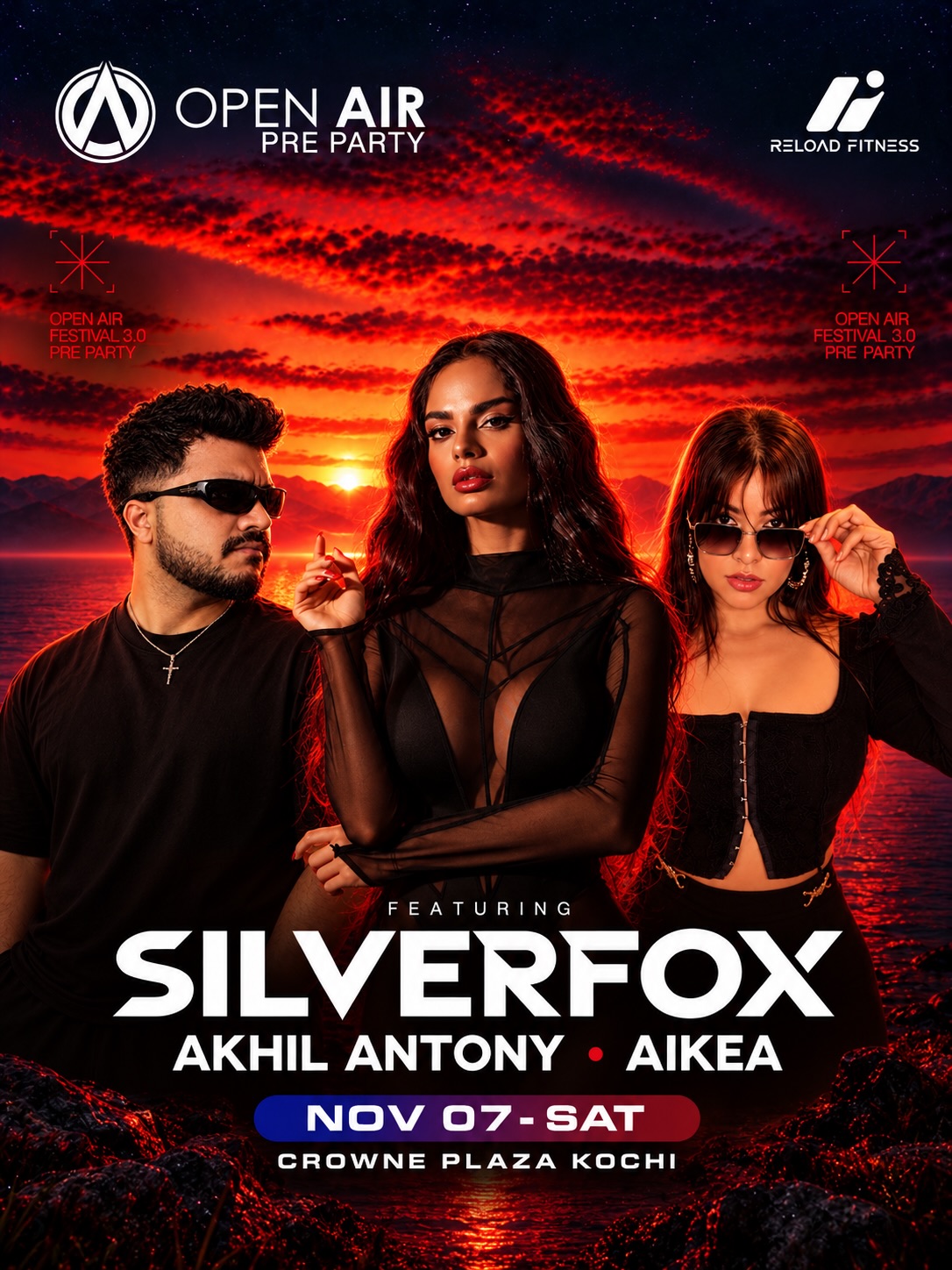 Open Air Pre Party featuring SILVERFOX, AKHIL ANTONY & AIKEA | Crowne Plaza Kochi