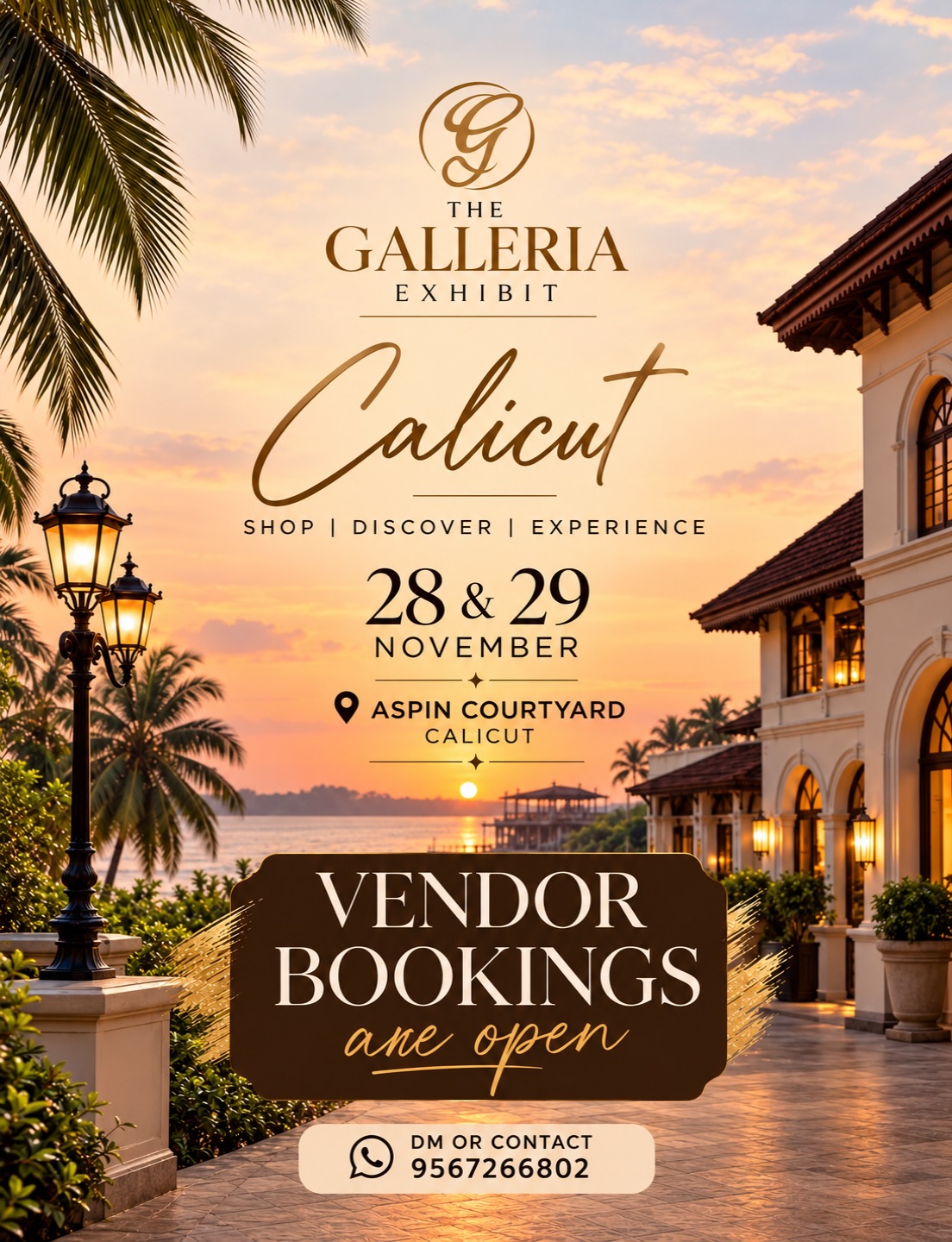 The Galleria Luxe Exhibit | Aspin Courtyard, Calicut