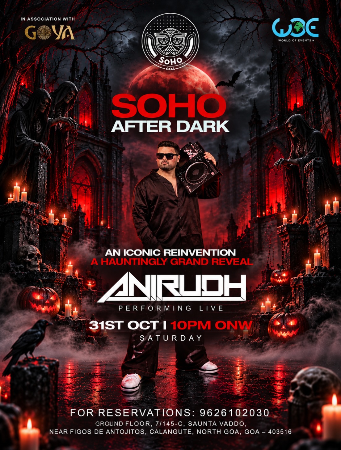 SoHo After Dark featuring Anirudh | SoHo Goa, Anjuna, North Goa