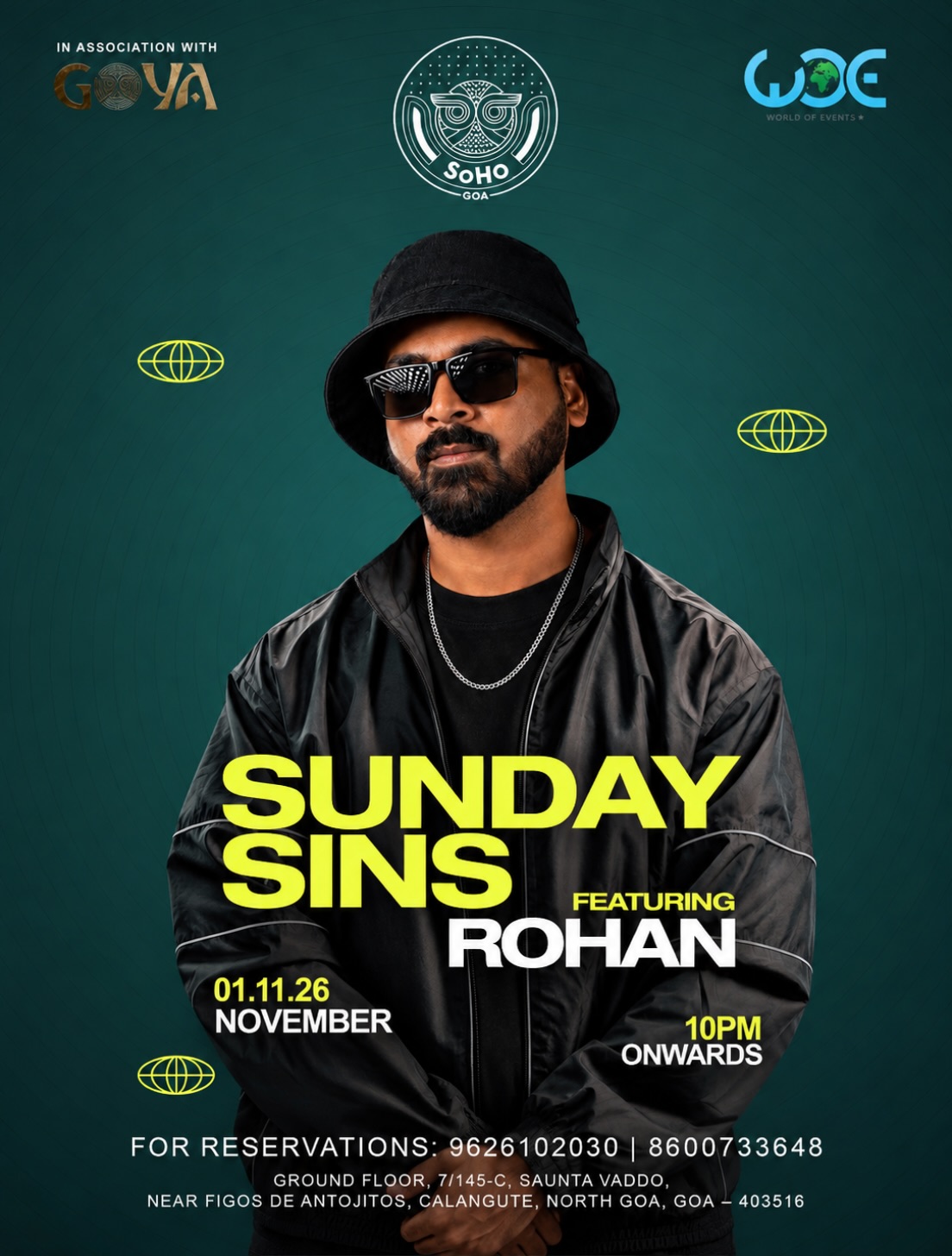 Sunday Sins featuring Rohan | SoHo Goa, Calangute, North Goa
